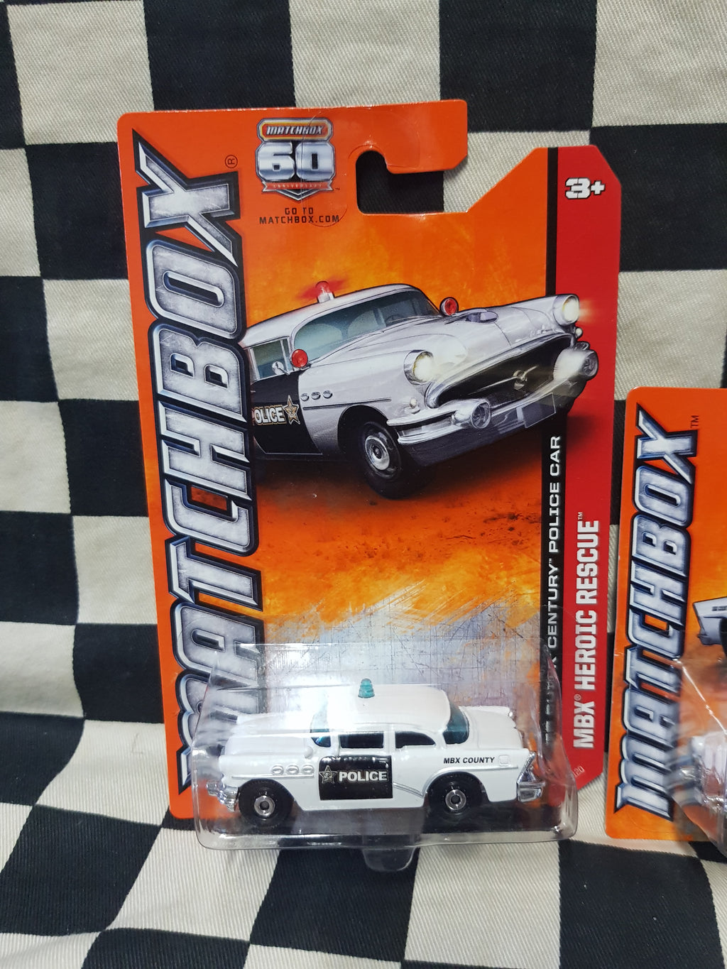 Matchbox 56 Buick Century Police Car Choice of Colours/Cards