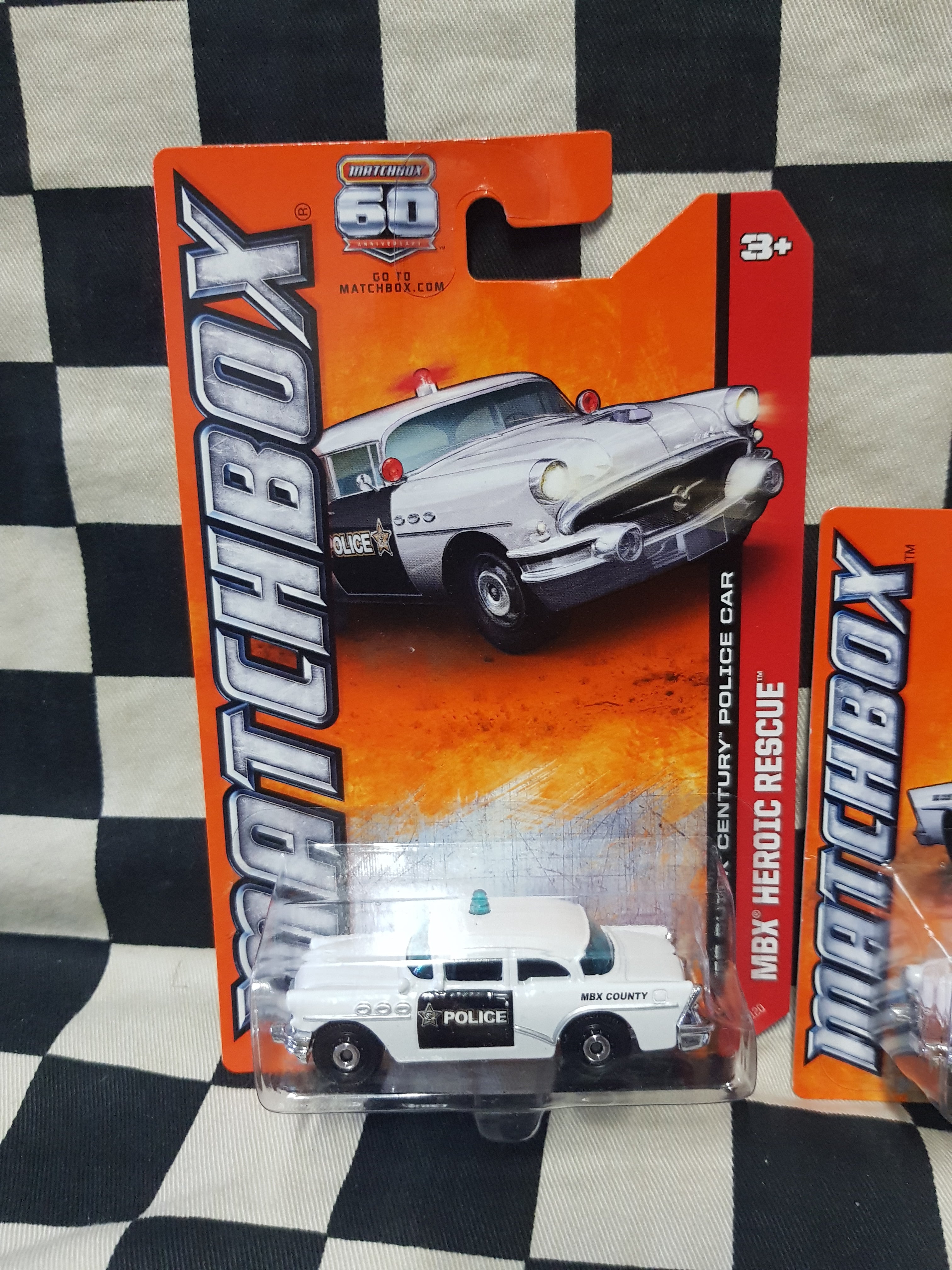 Matchbox 56 Buick Century Police Car Choice of Colours/Cards
