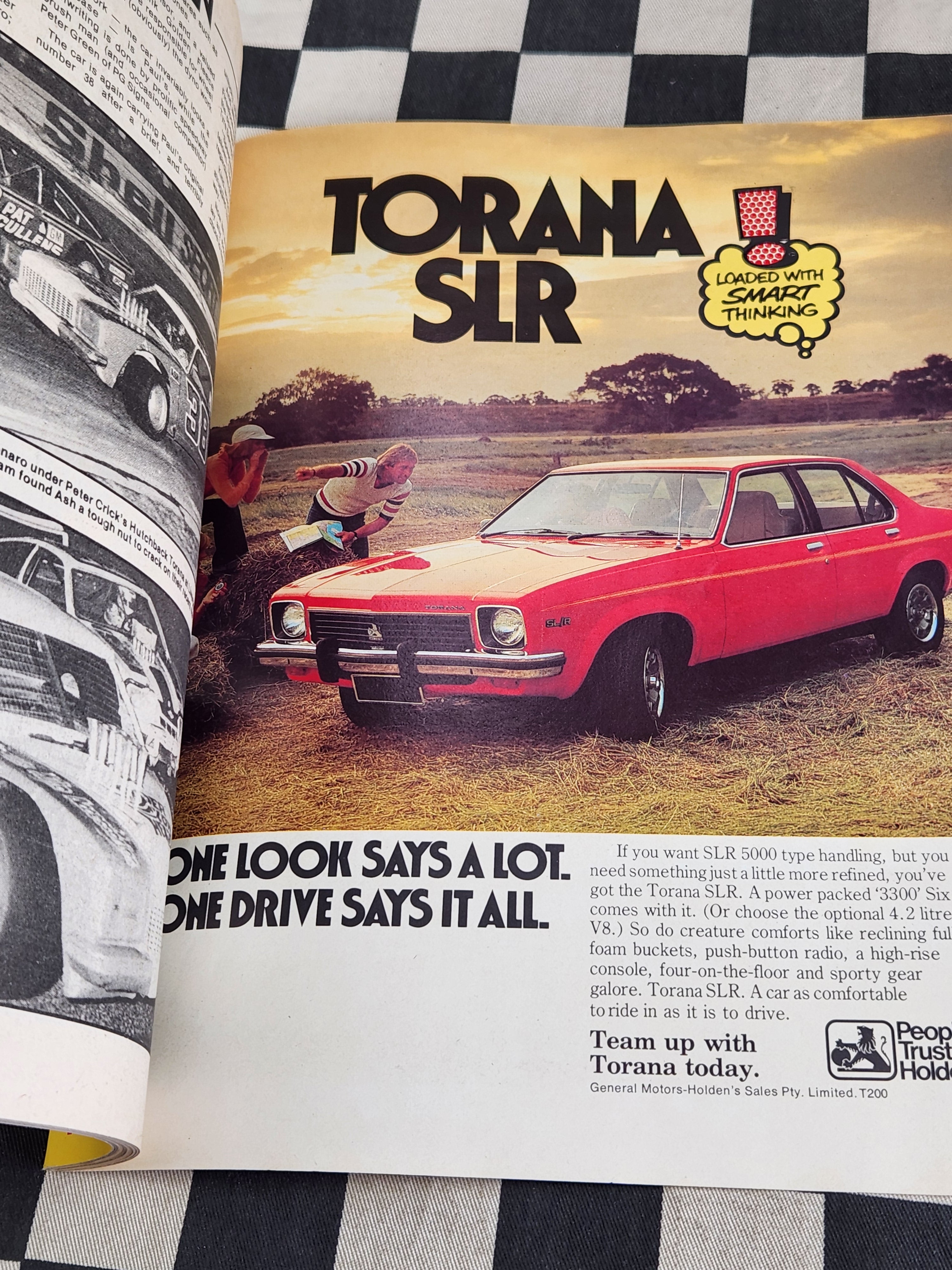 V8 Action Magazine 1977 FULL OF TORANA'S