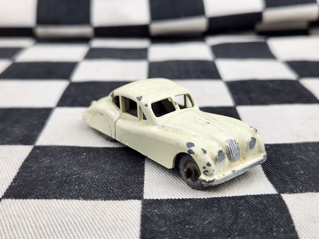 Vintage Loose Matchbox Lesney Jaguar XK140 Creamy White