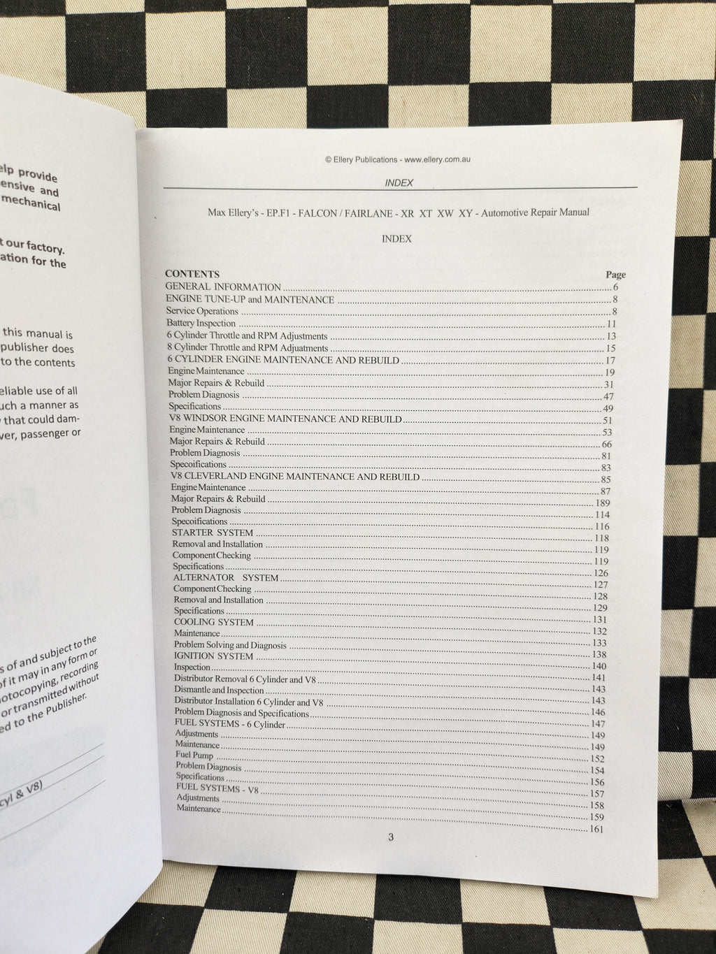 Ford Falcon Fairlane 1966-72 XR XT XW XY ZB ZC ZD 6cyl & V8 Workshop Manual