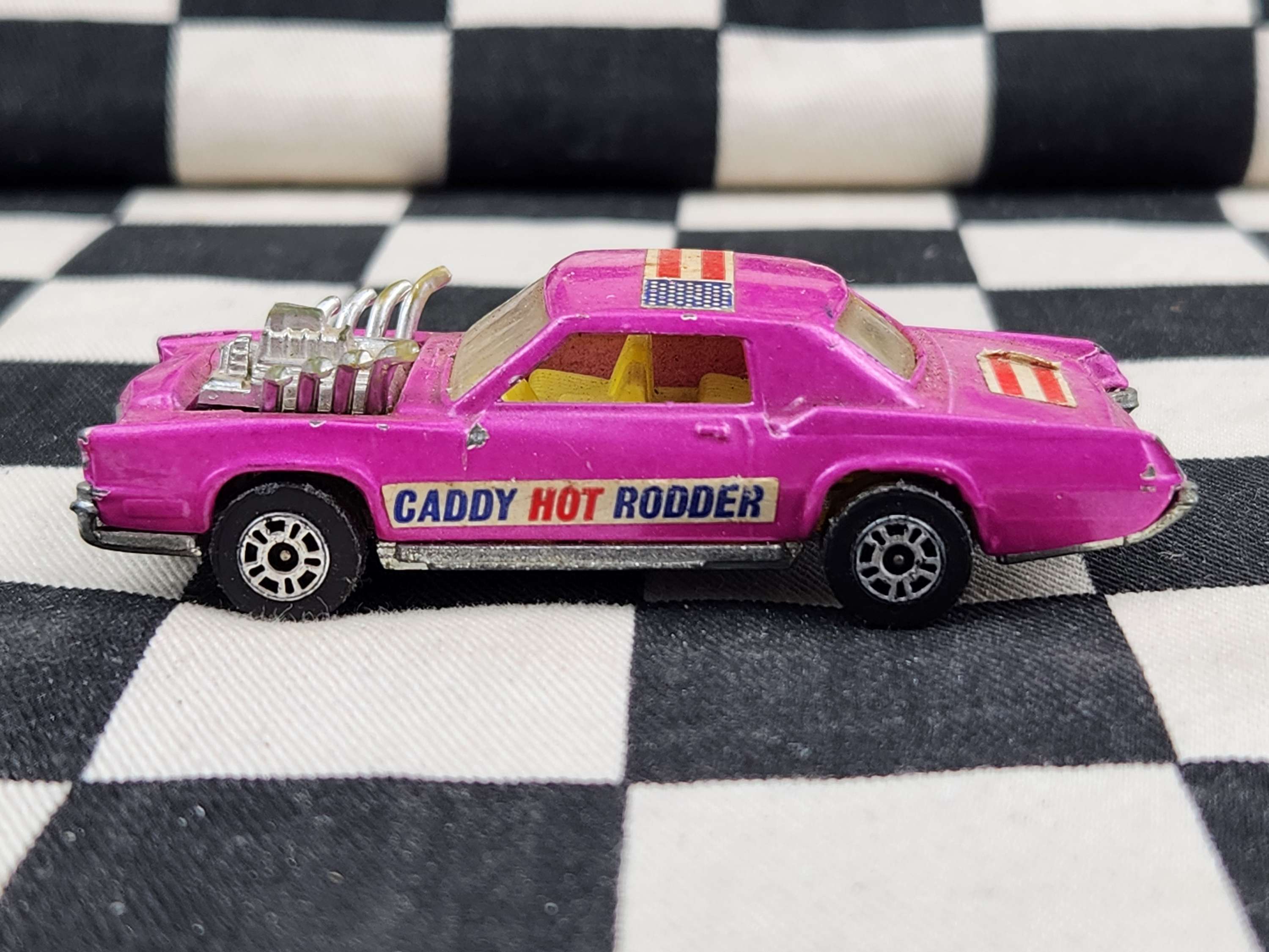 Vintage Loose Corgi Whizz Wheels Caddy Hot Rodder Cadillac Eldorado Pink VHTF