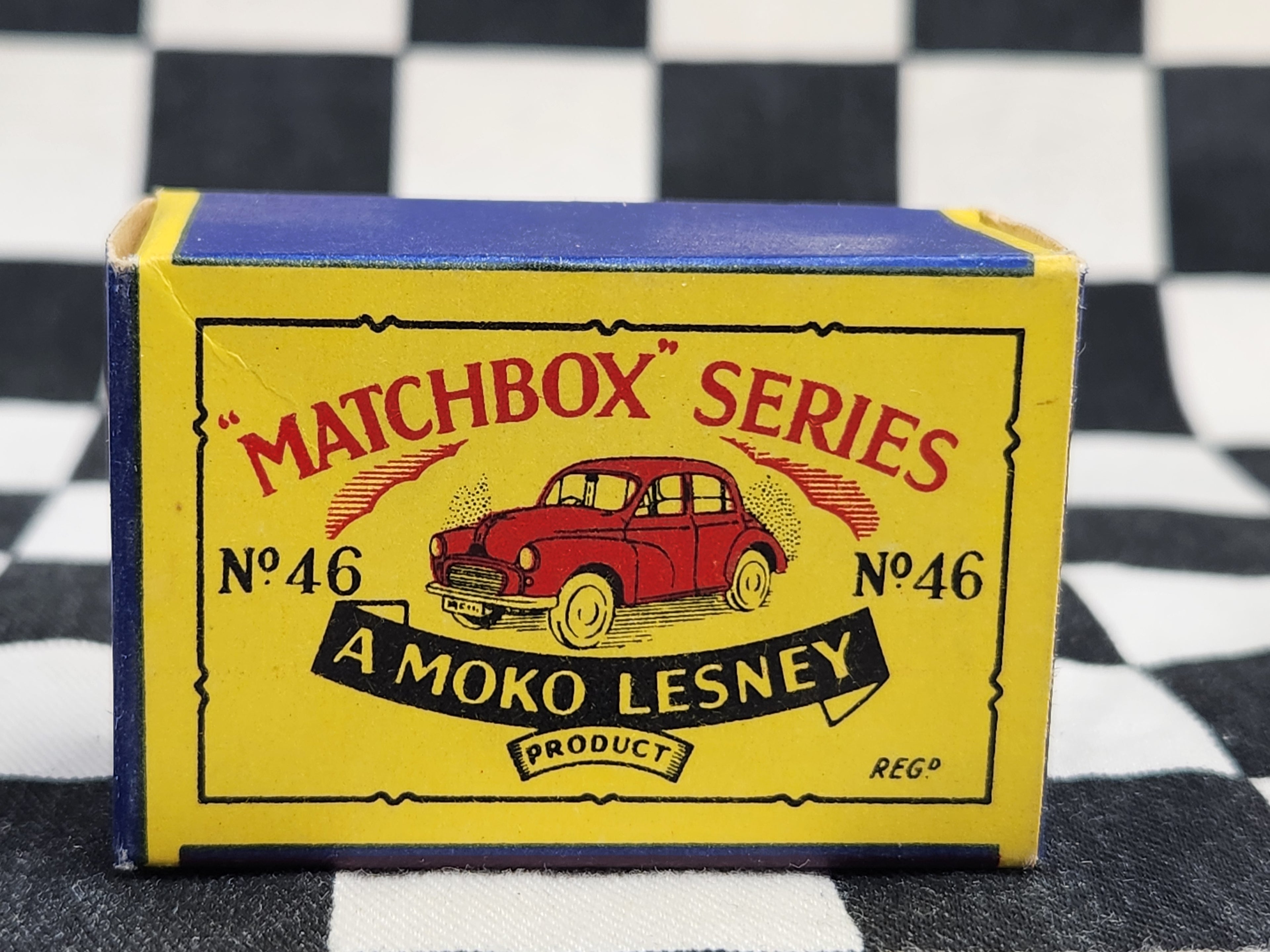 Matchbox Lesney Moko No46 Morris Minor in Original Box
