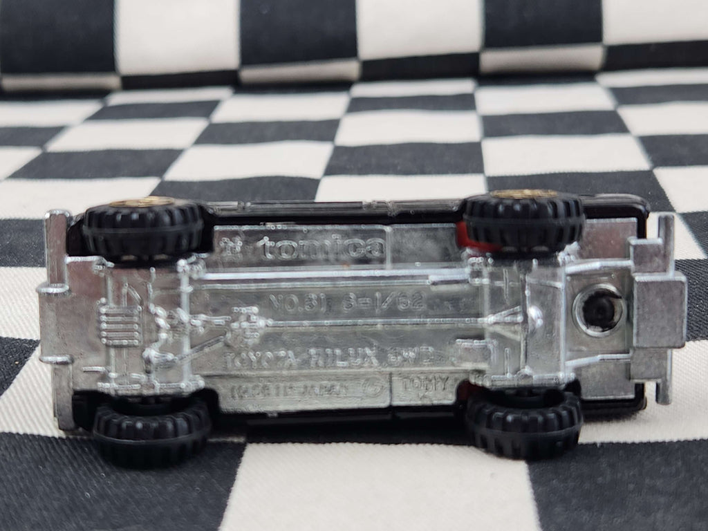 Vintage Loose Tomica Toyota Hilux 4WD Black Nice!