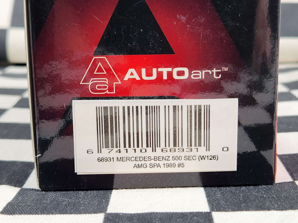 AutoArt 1/43 Mercedes Benz 500 SEC (W126) AMG SPA 1989 #5