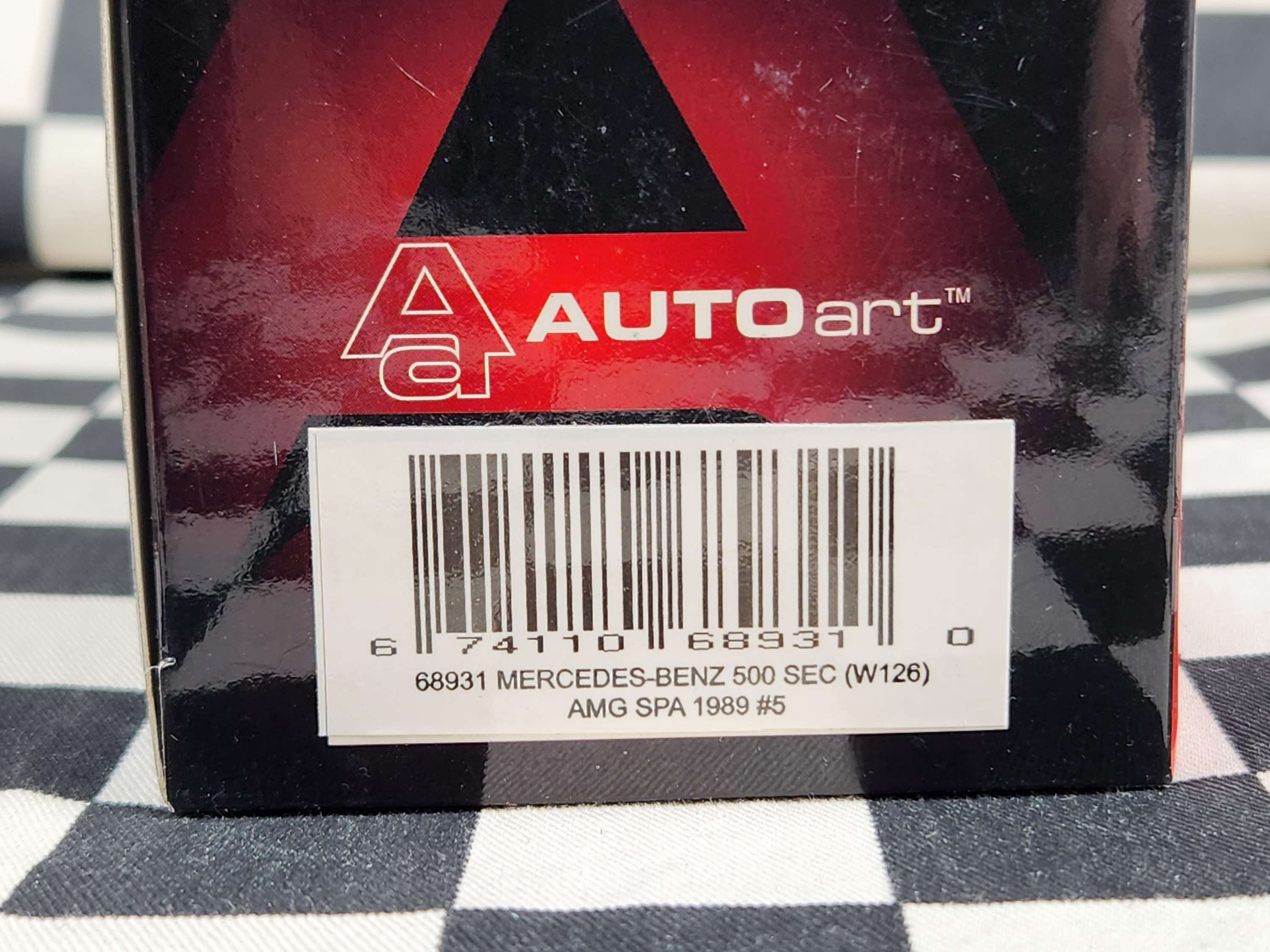 AutoArt 1/43 Mercedes Benz 500 SEC (W126) AMG SPA 1989 #5