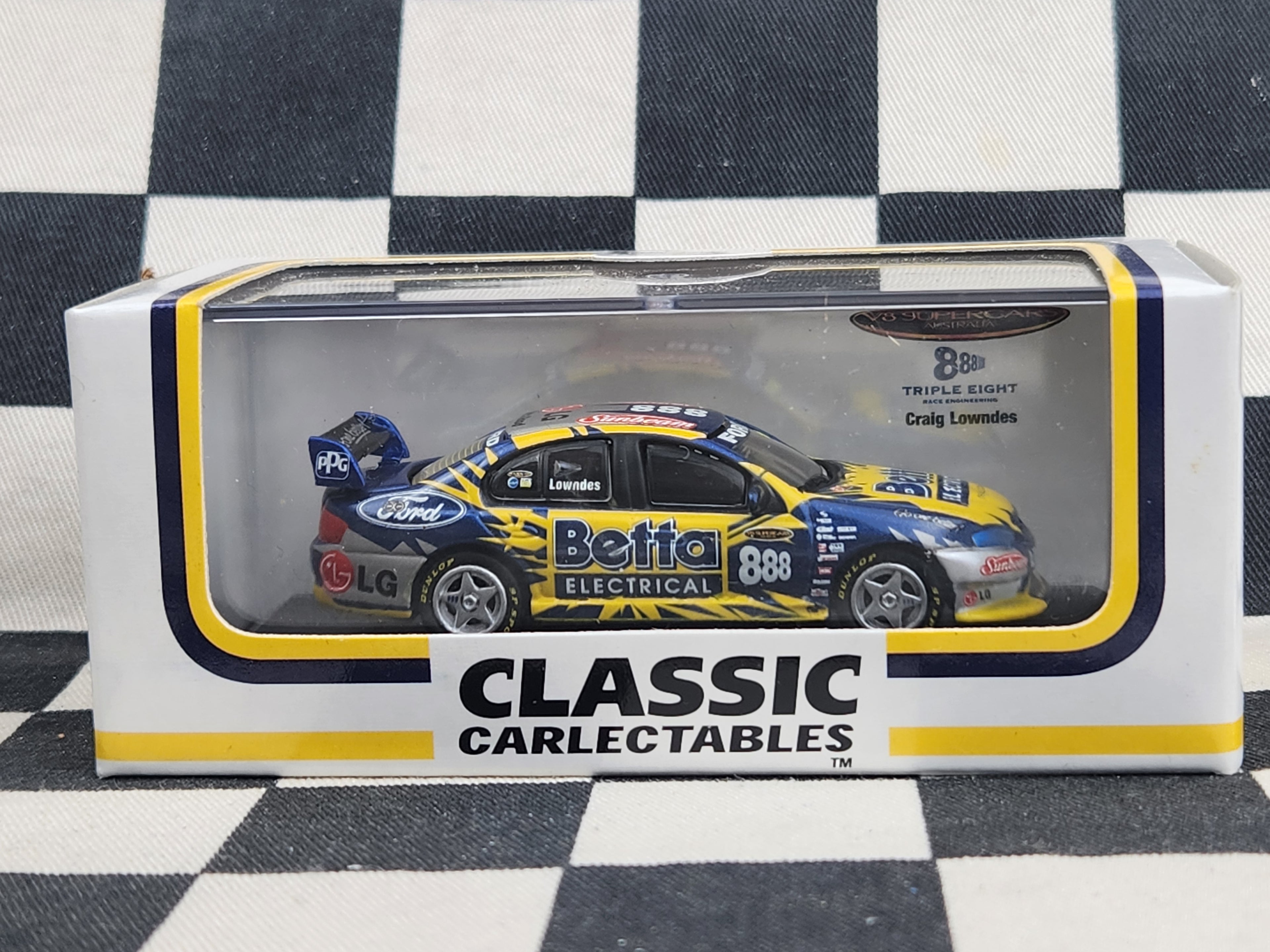 Classic Carlectables 1/64 Ford BA Falcon Team Betta Electrical Craig Lowndes 888