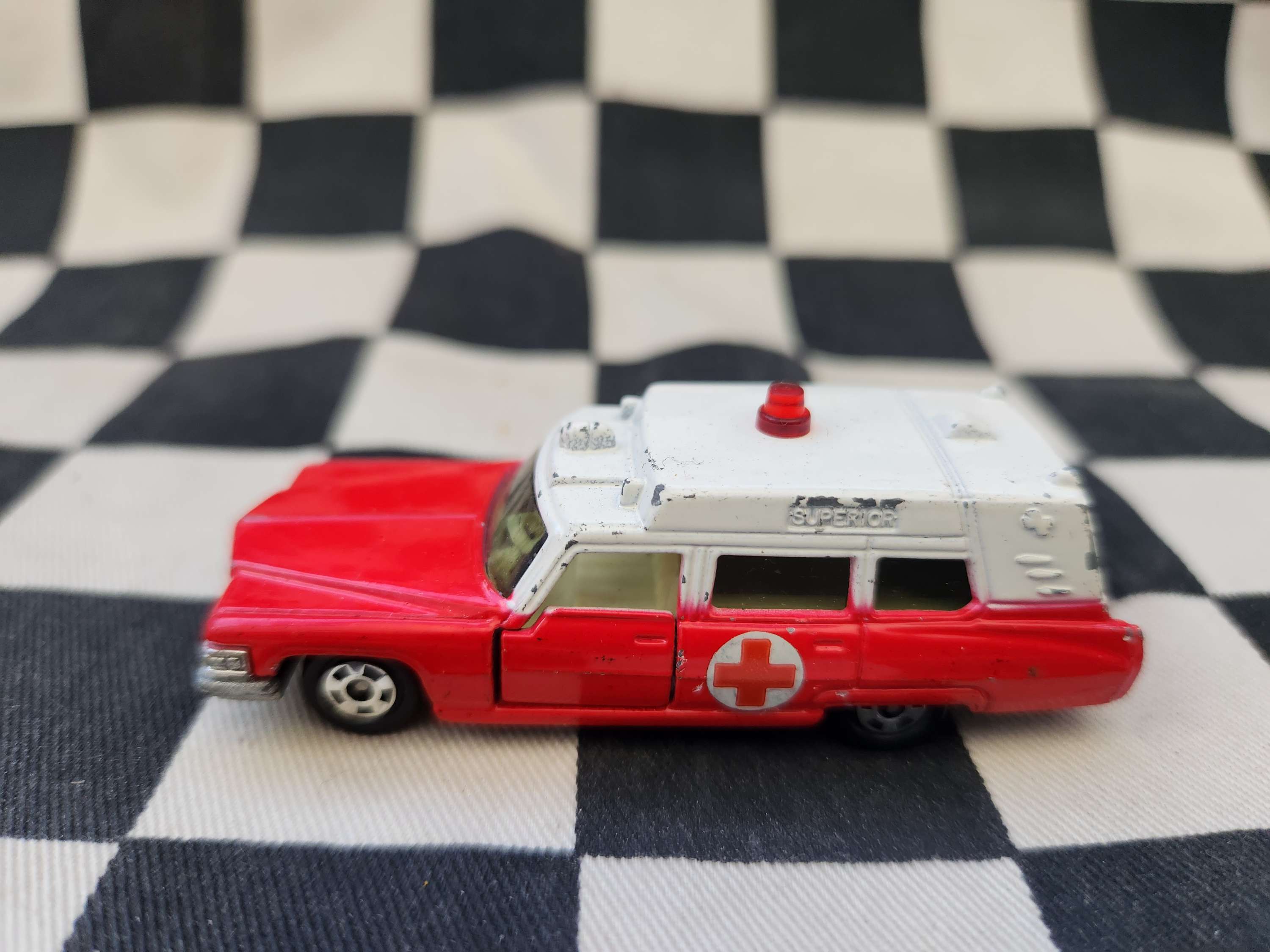 Vintage Loose Tomica Cadillac Ambulance