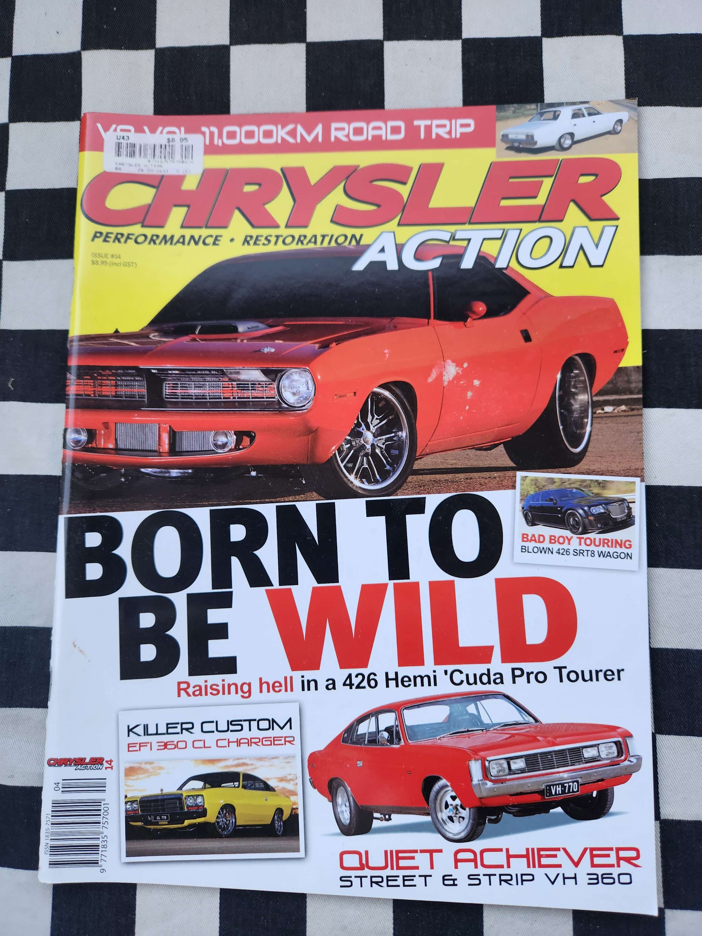 Chrysler Action Magazine #14 Valiant Pacer Charger Drifter Dodge Plymouth Hemi