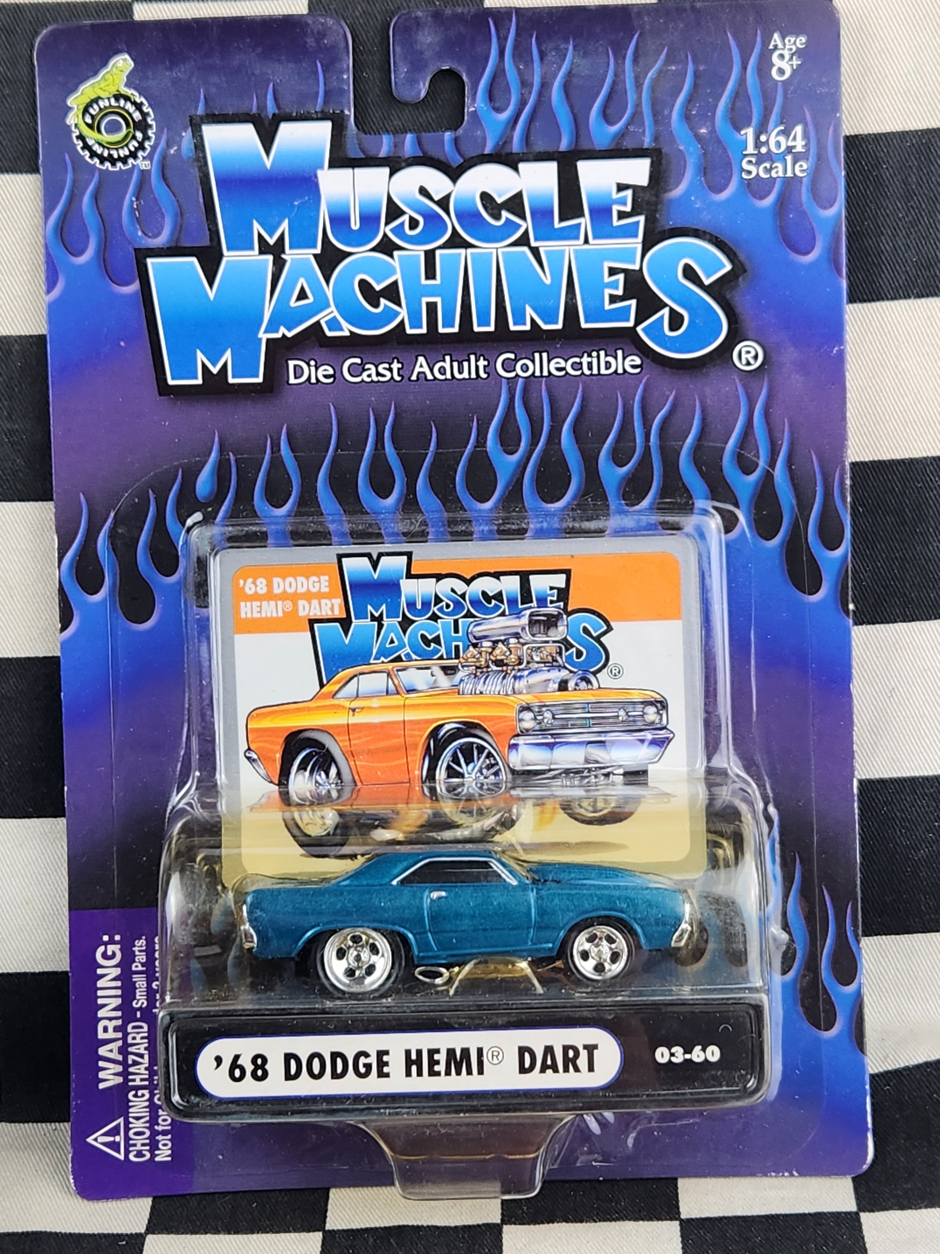 Muscle Machines 68 Dodge Hemi Dart Teal