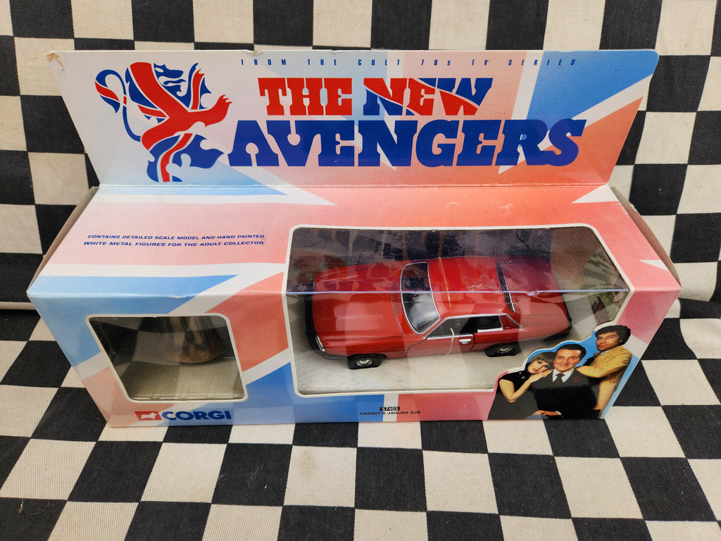 Corgi 1/43 The New Avengers Gambit's Jaguar XJS w Figure