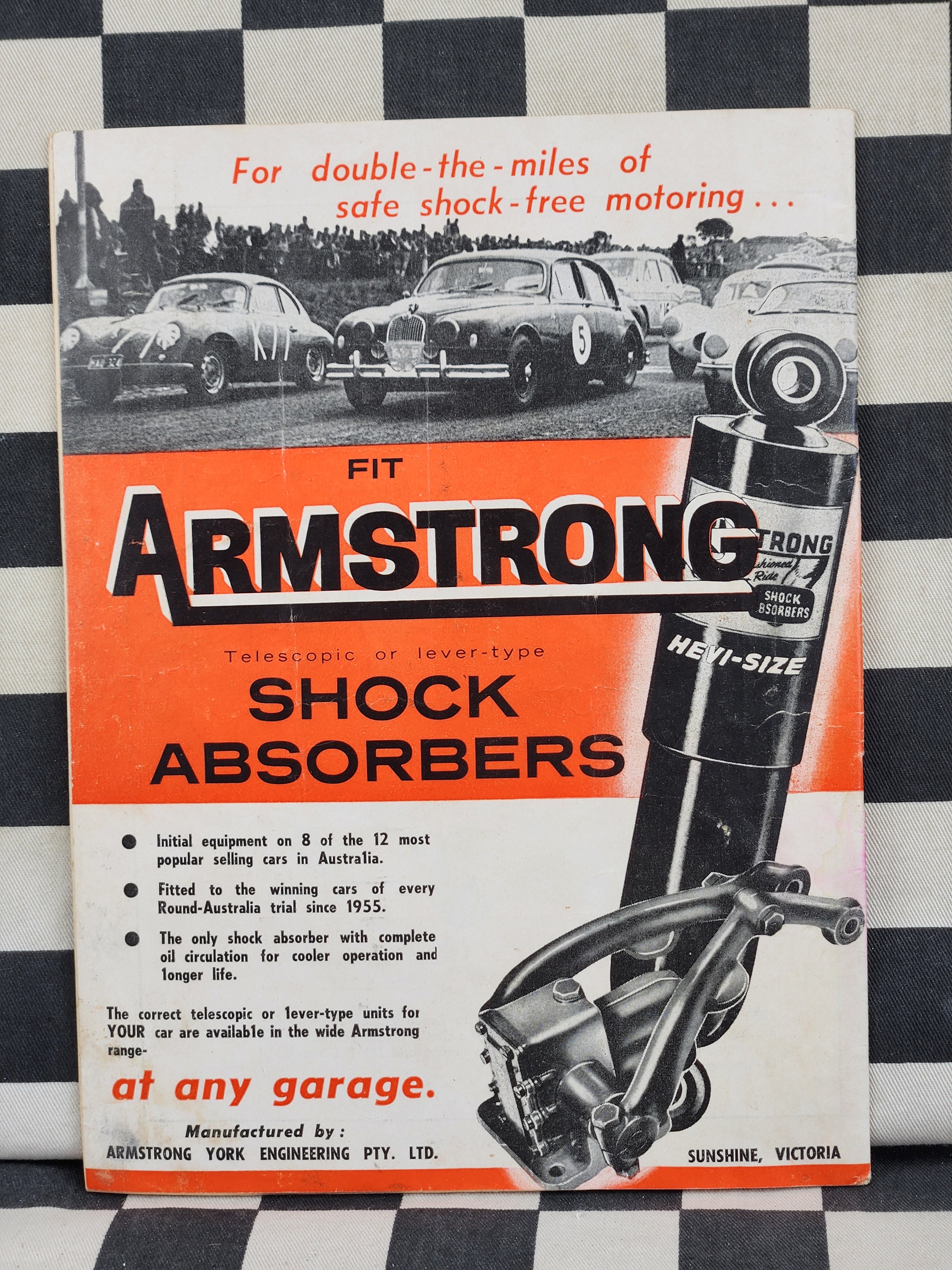 Rare! Original 1960 Armstrong 500 Race Program Phillip Island