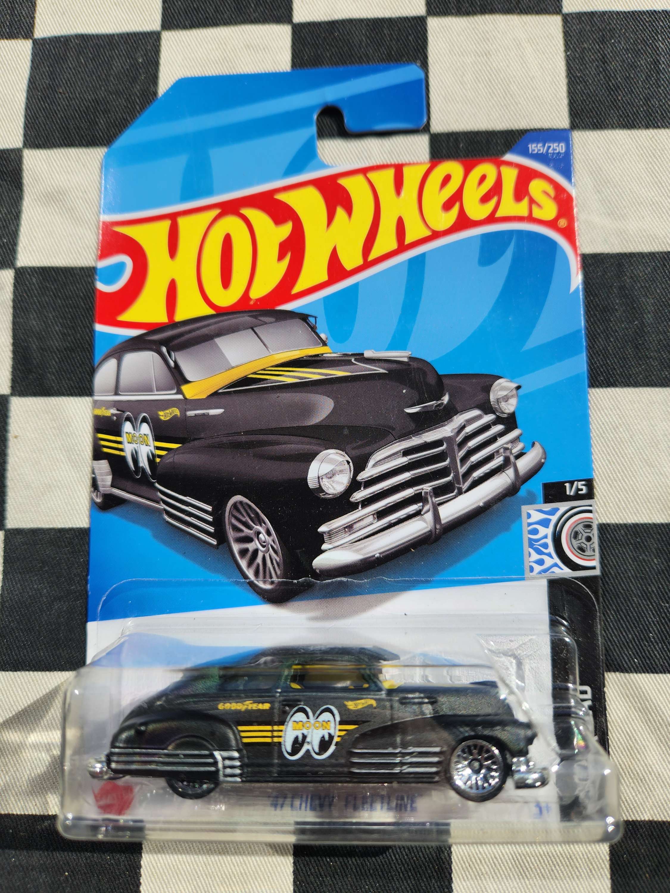 Hot Wheels 2022 Rod Squad Mooneyes 47 Chevy Fleetline Black
