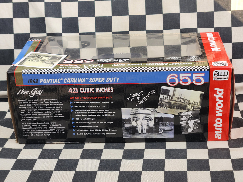 Auto World 1/18 Don Gay 1962 Pontiac Catalina Super Duty