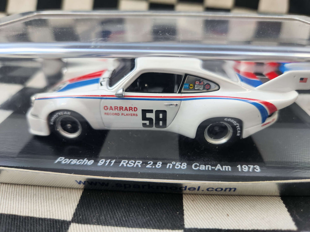 Spark 1:43 Porsche 911 RSR 2.8 n58 Can-Am 1973 White