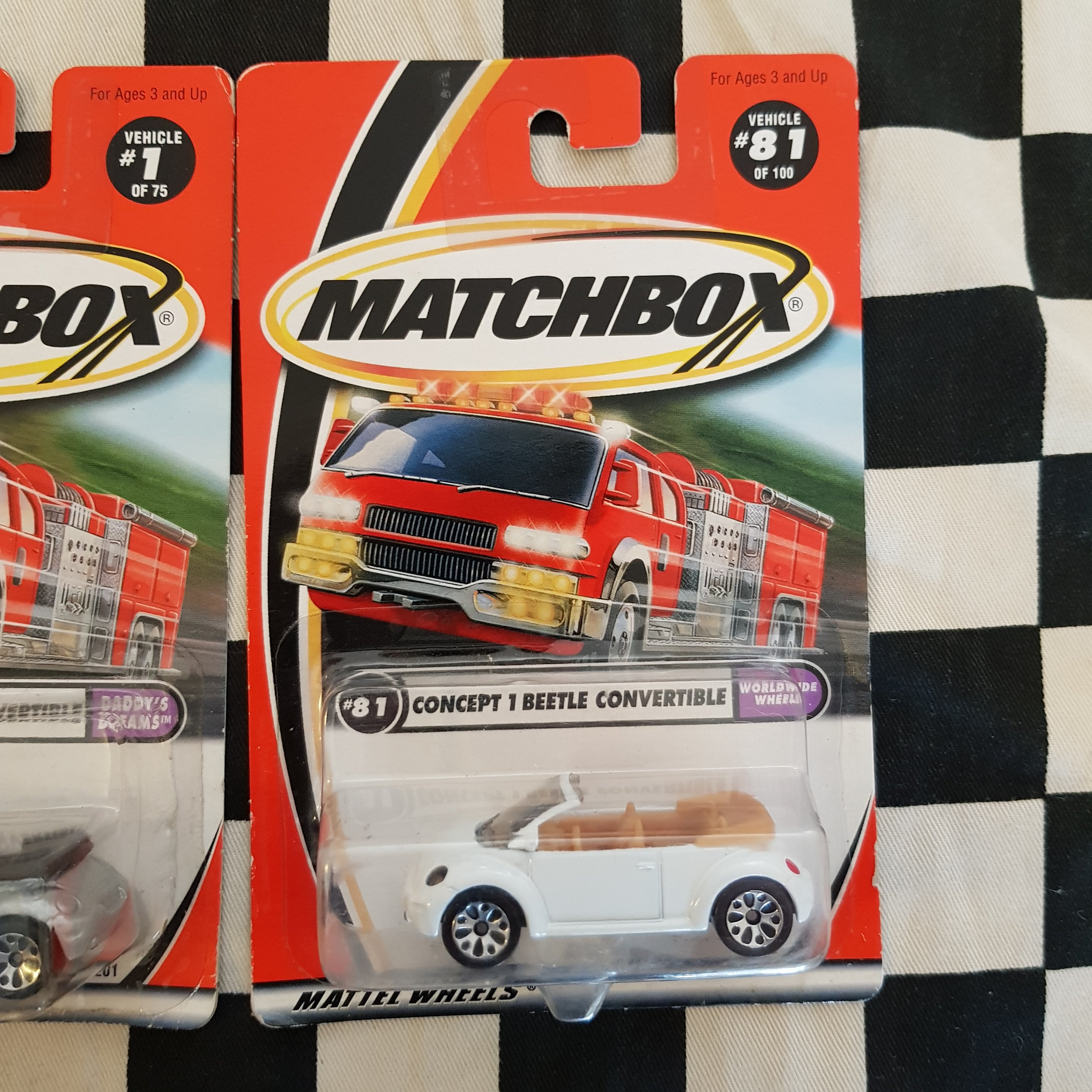 Matchbox 2000 Volkswagen Beetle Convertible Concept 1 CHOICE OF 2