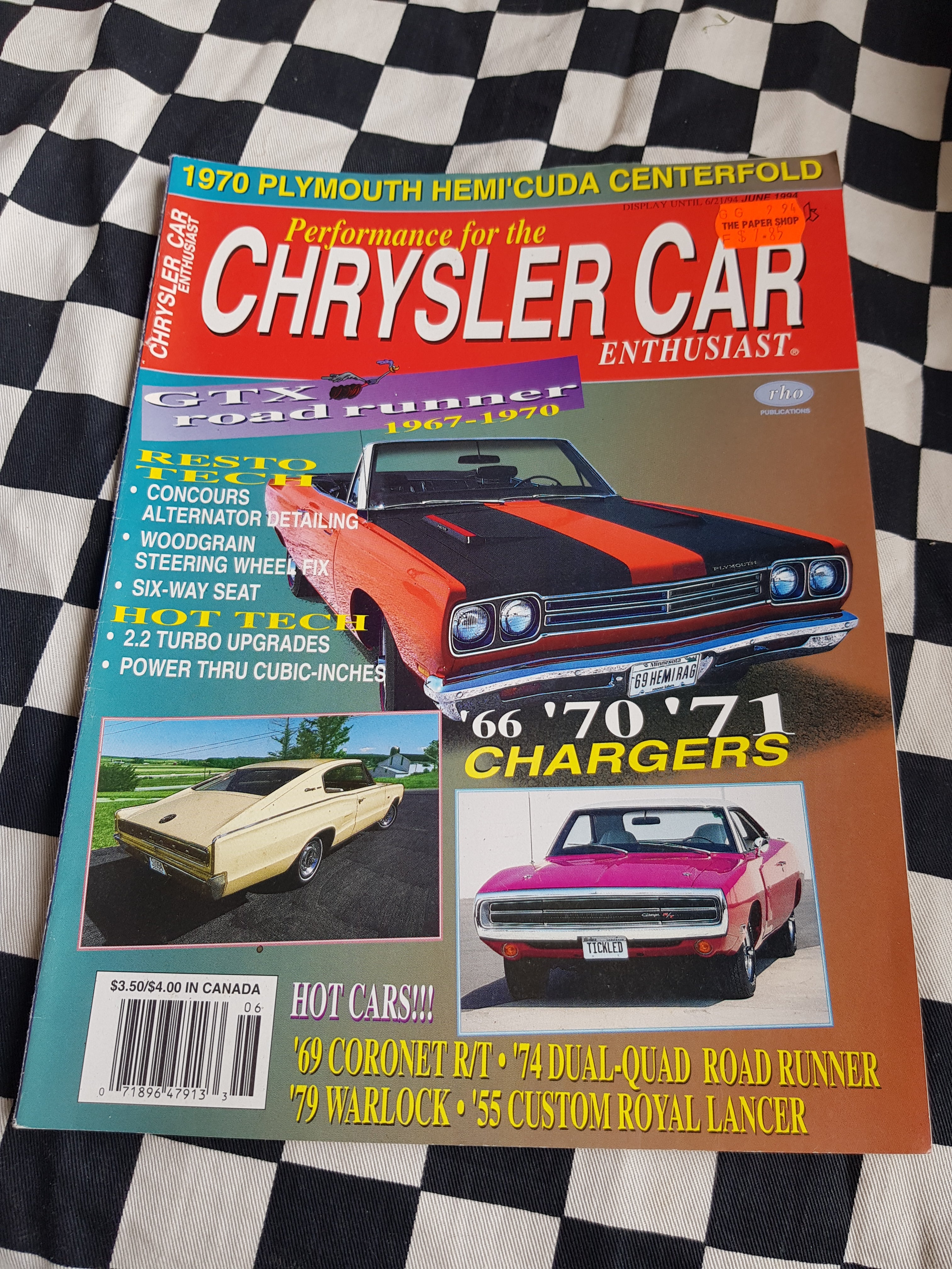 Chrysler Car Enthusiast Magazine 6/94