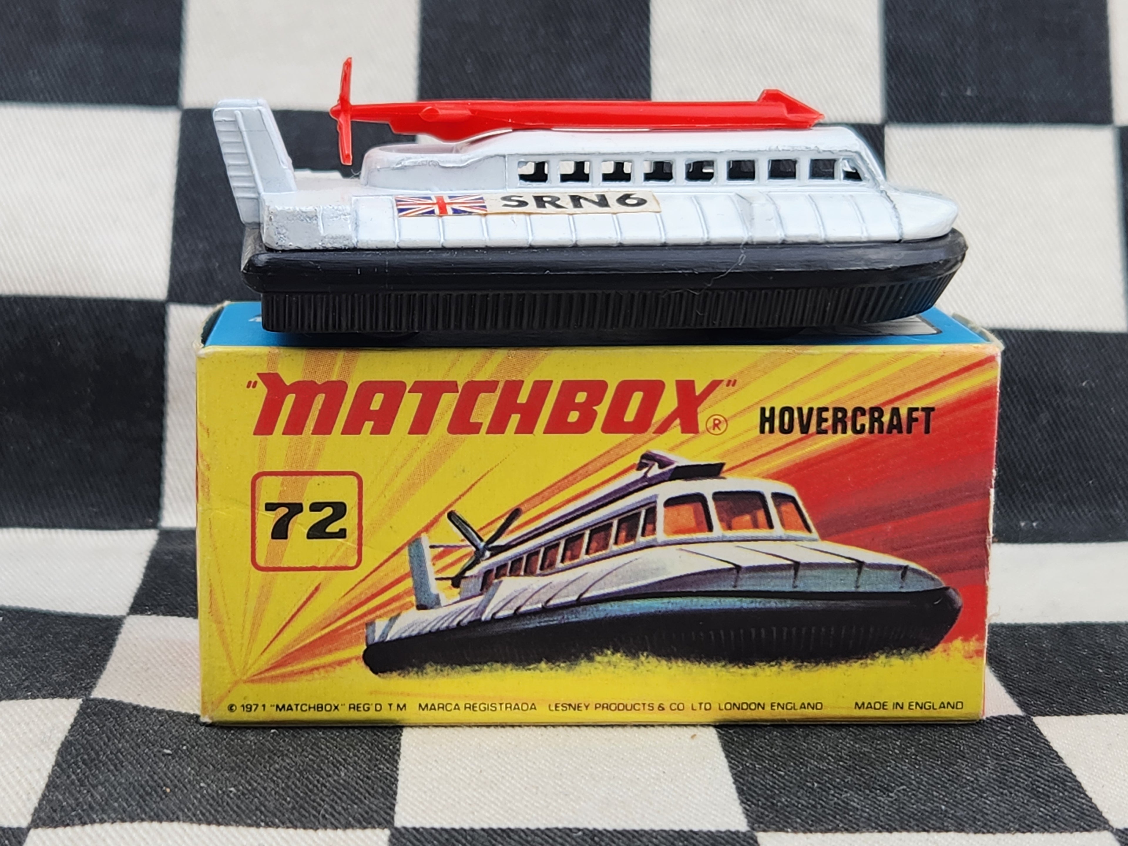 Vintage Matchbox Superfast Hovercraft in Original Box