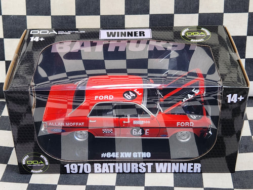 DDA 1:24 Allan Moffat 1970 Bathurst Winner 64E Ford Falcon XW GT HO Phase 3