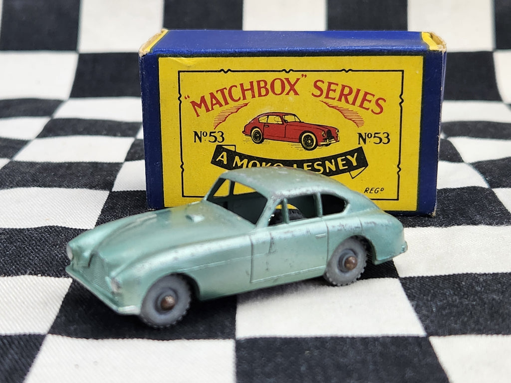 Matchbox Lesney Moko No53 Aston Martin in Original Box