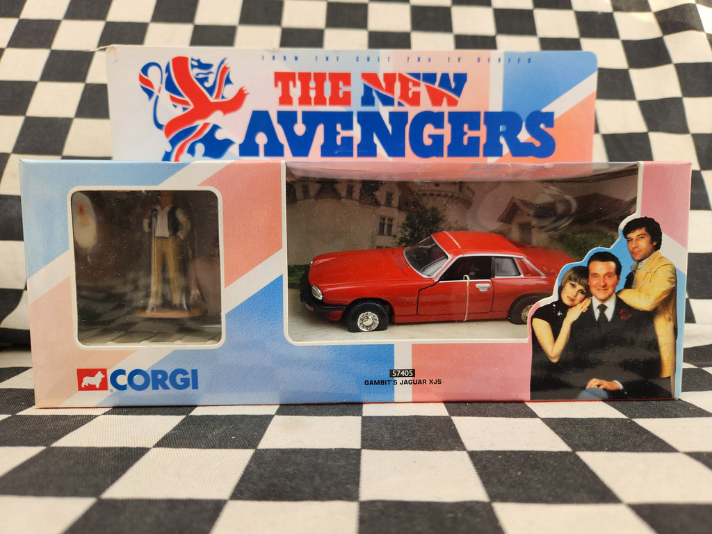 Corgi 1/43 The New Avengers Gambit's Jaguar XJS w Figure
