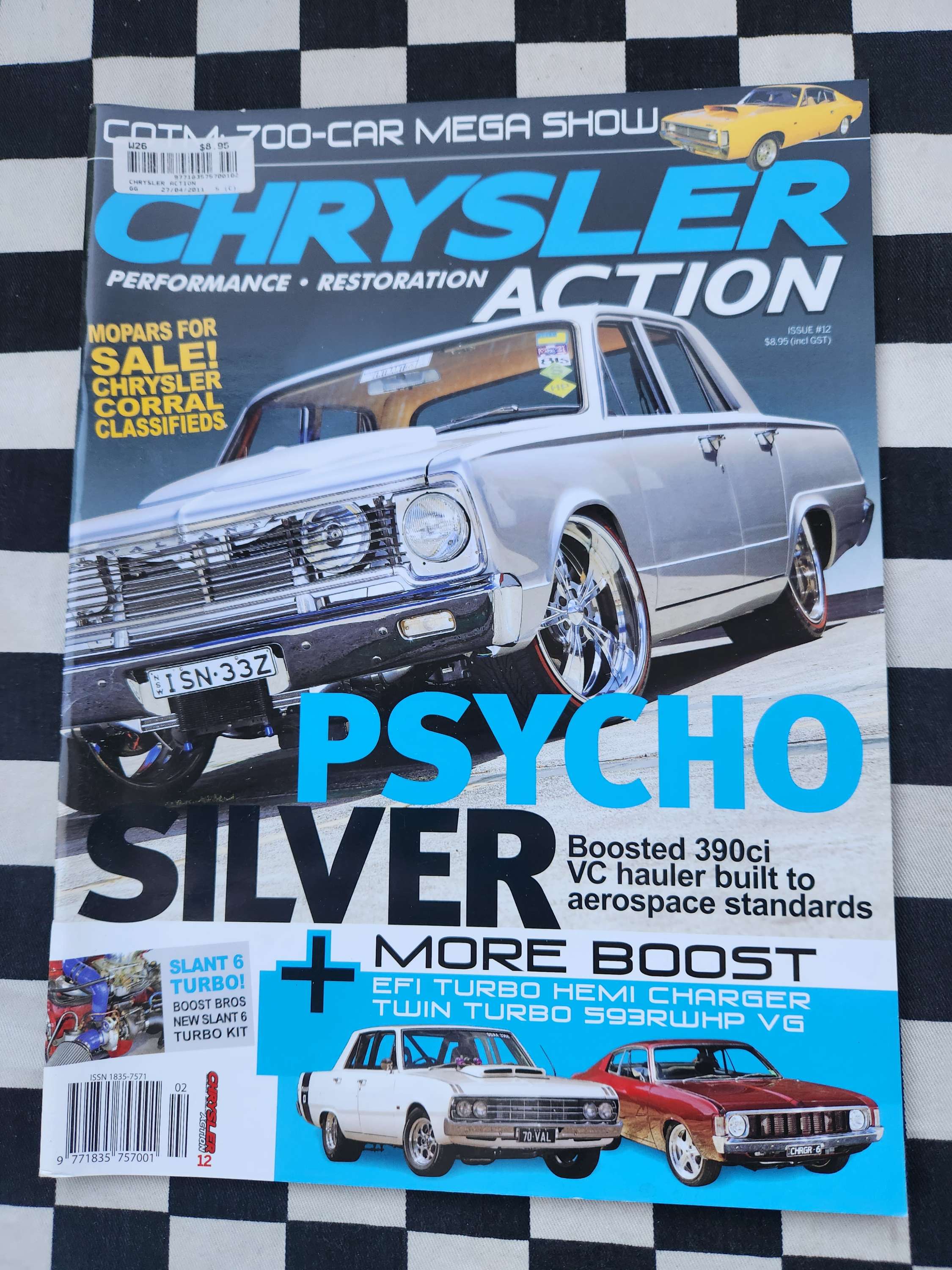 Chrysler Action Magazine #12 Valiant Pacer Charger Drifter Dodge Plymouth Hemi
