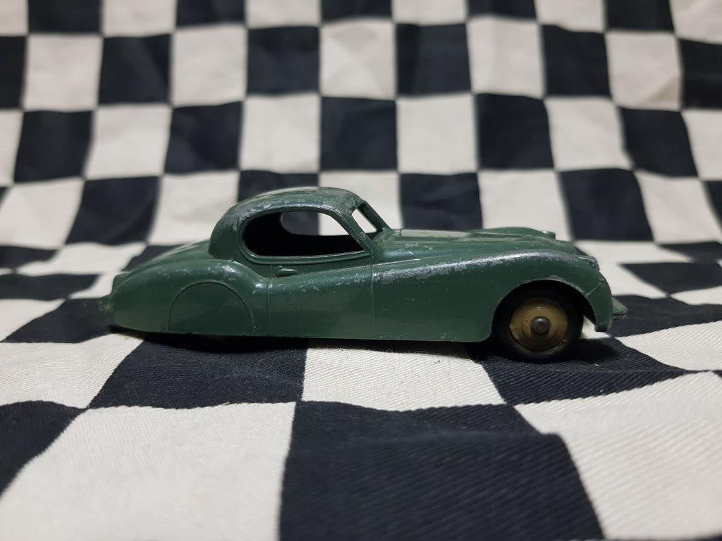 Vintage Loose Dinky Jaguar XK120 Rare Colour Dark Sage Green