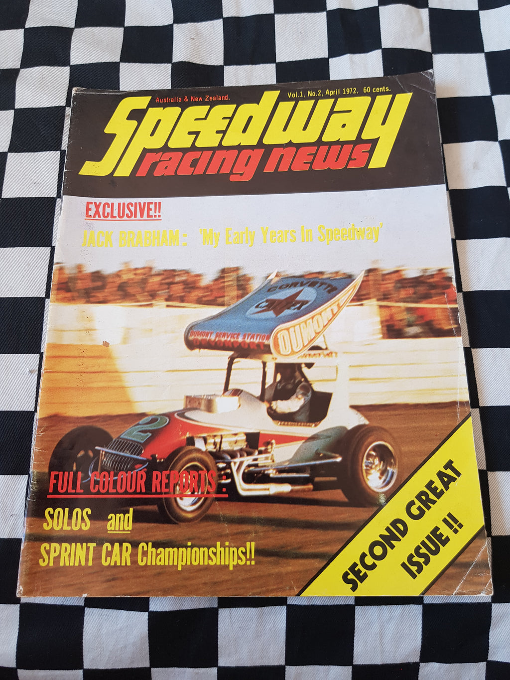 Speedway Racing News Vol 1 #2 Aust & NZ