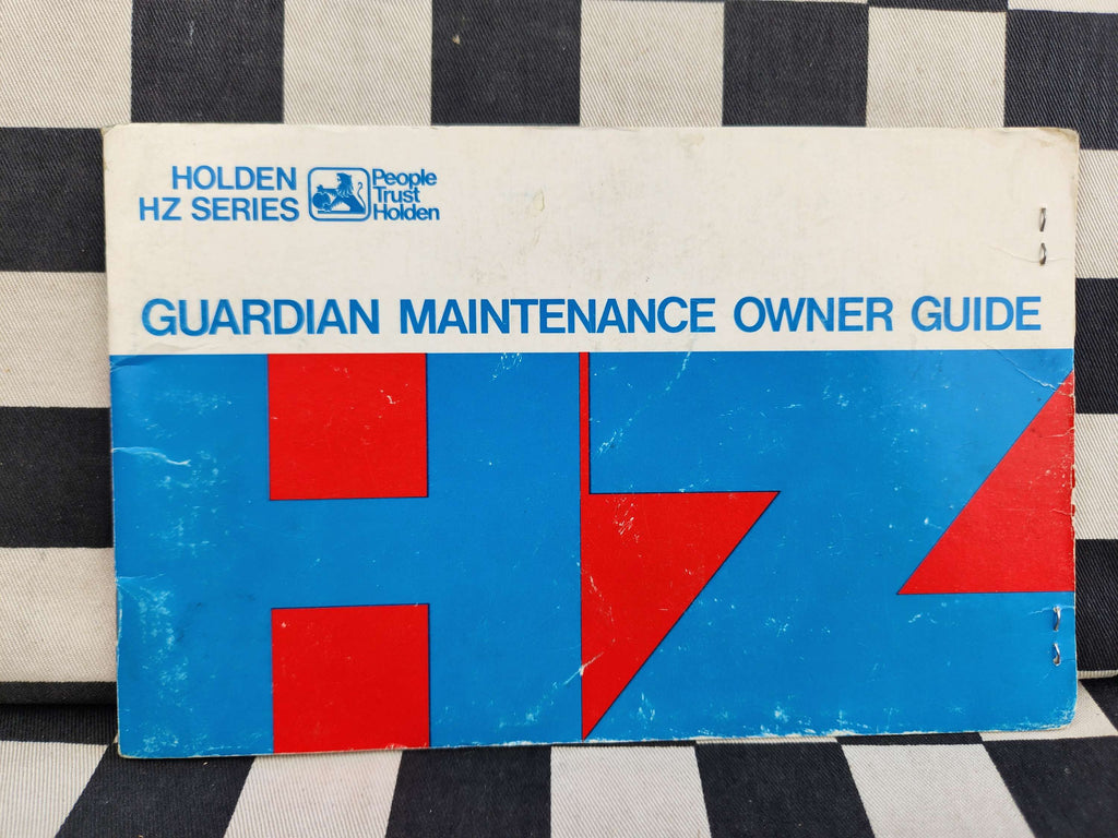 Genuine HZ HOLDEN Owner's Manual/ Maintenance Owners Guide Set