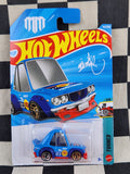Hot Wheels 2026 Tooned Mad Mike Mazda RX3 Blue