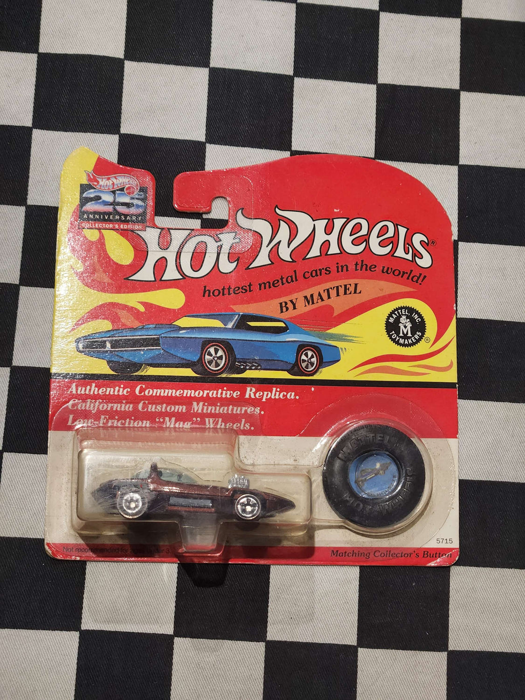 Hot Wheels 1993 25th Anniversary Redline Silhouette Brown