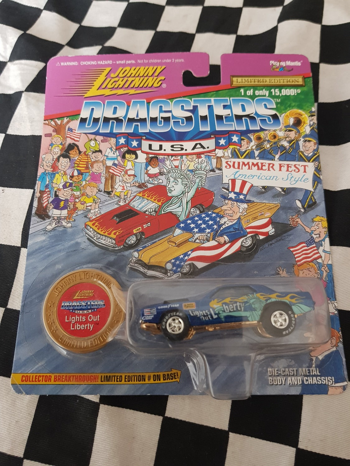 Johnny Lightning DRAGSTERS Lights Out Liberty Barracuda
