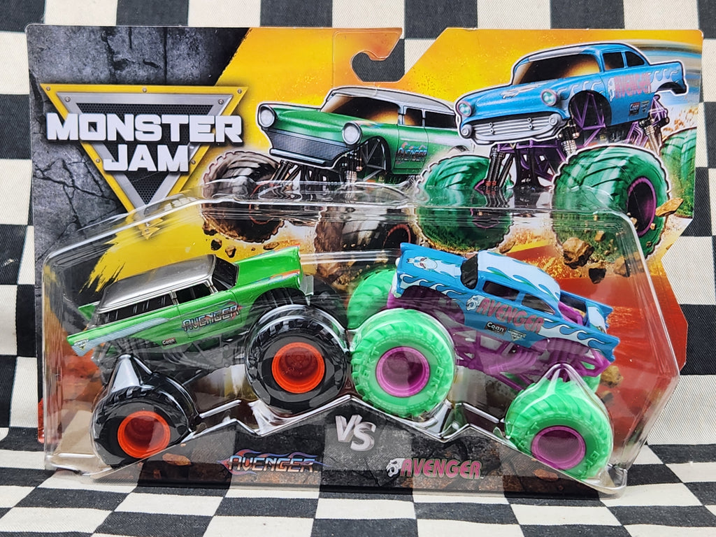 Monster Jam Avenger 57 Chevy Twin Pack Monster Trucks
