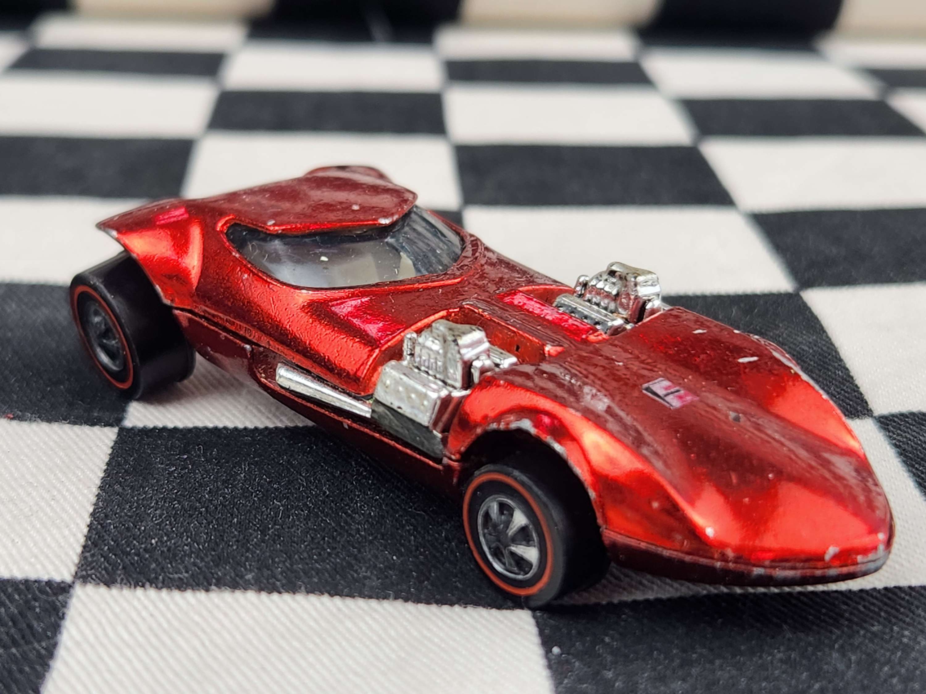 Vintage Loose Hot Wheels REDLINE Twin Mill Red