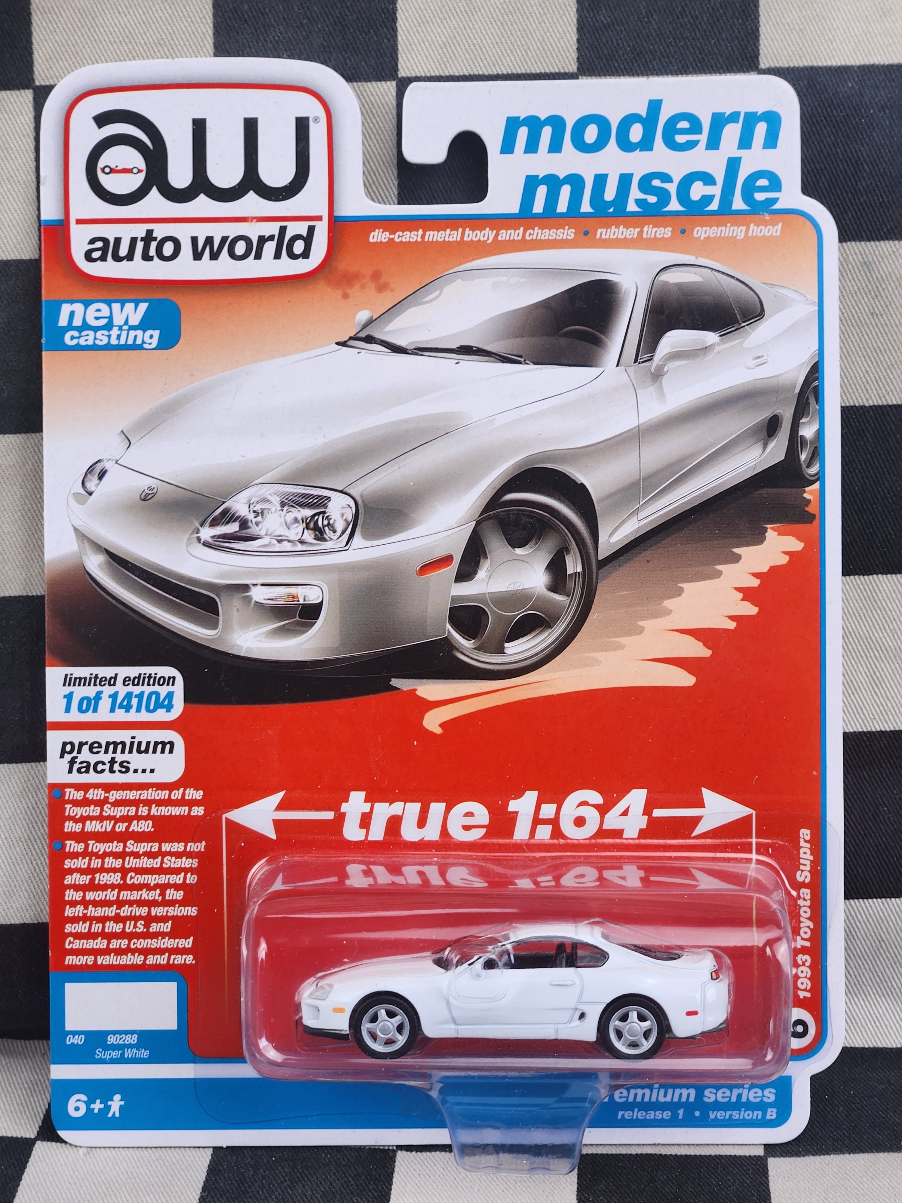 Auto World Modern Muscle 1993 Toyota Supra Super White