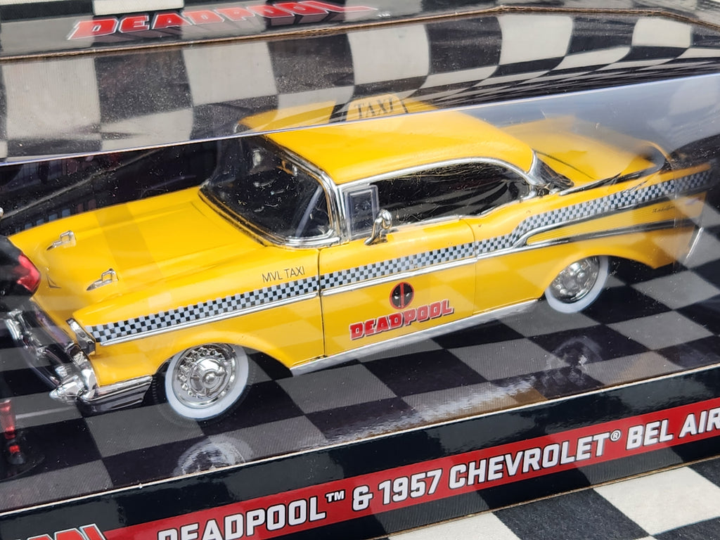 Jada 1:24 Deadpool 1957 Chevrolet Bel Air Taxi