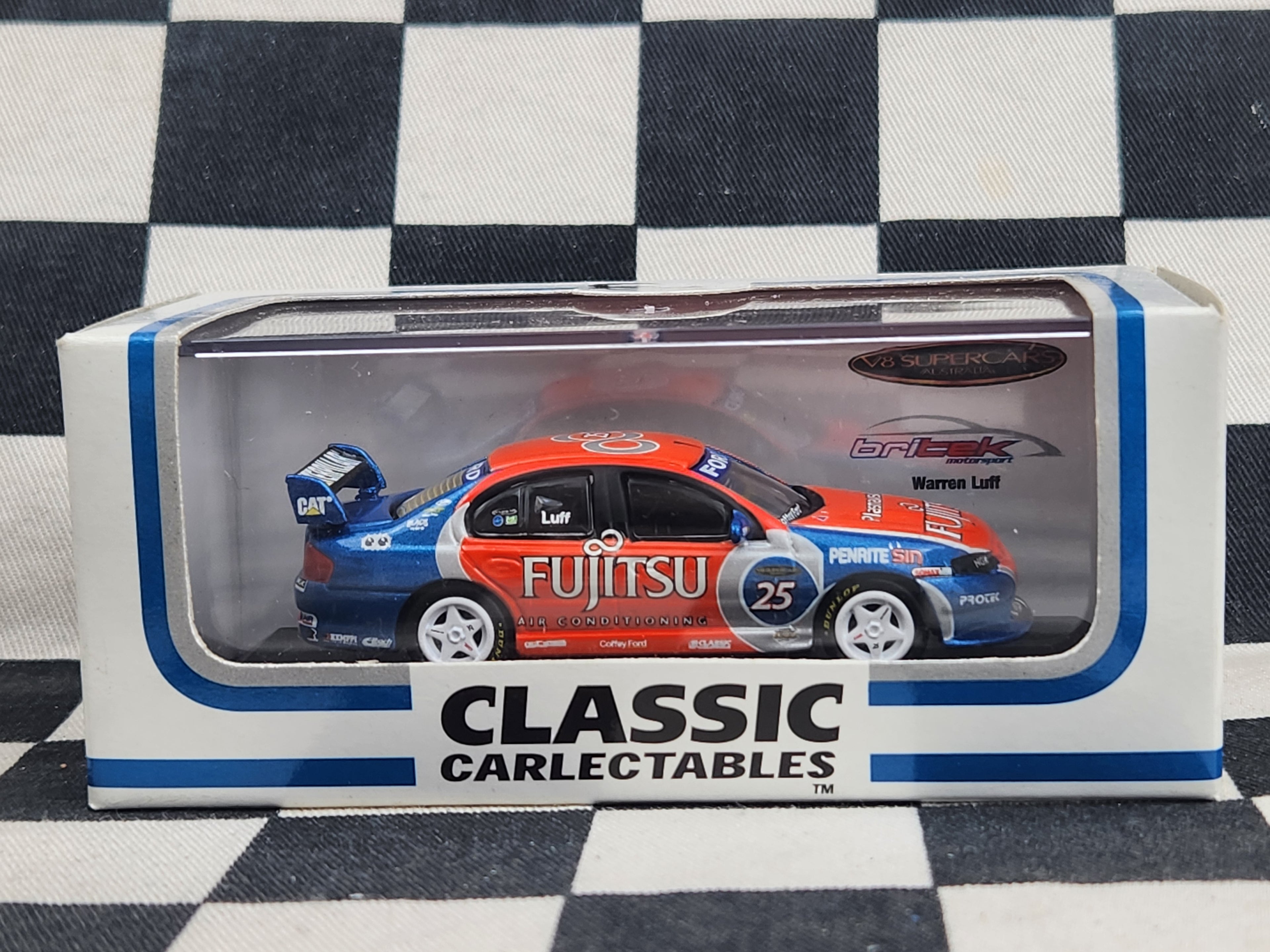 Classic Carlectables 1/64 Ford BA Falcon Britek Motorsport Warren Luff