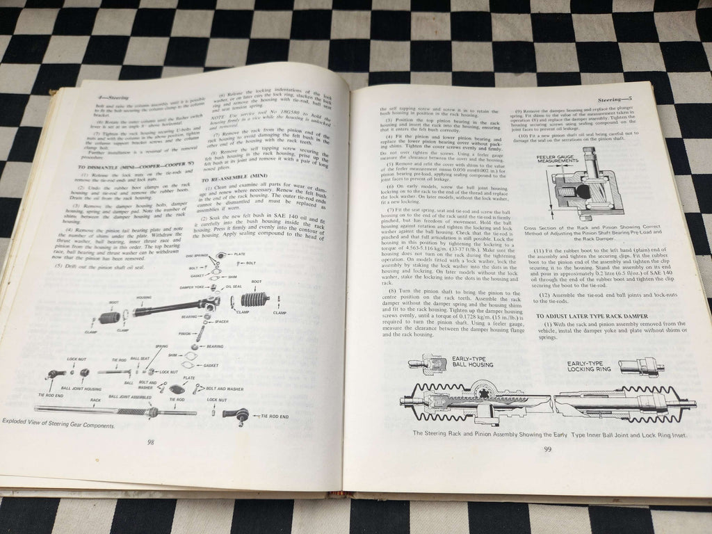 Morris Mini 1959-1971 Workshop Manual 850 1000 1100 1275