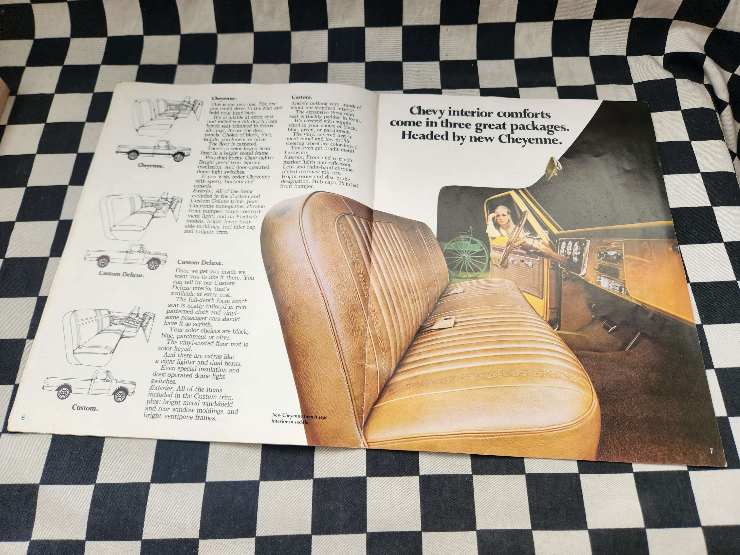 Original 1971 Chevrolet Pickups Full Sales Brochure C10 C20 C30 4x4
