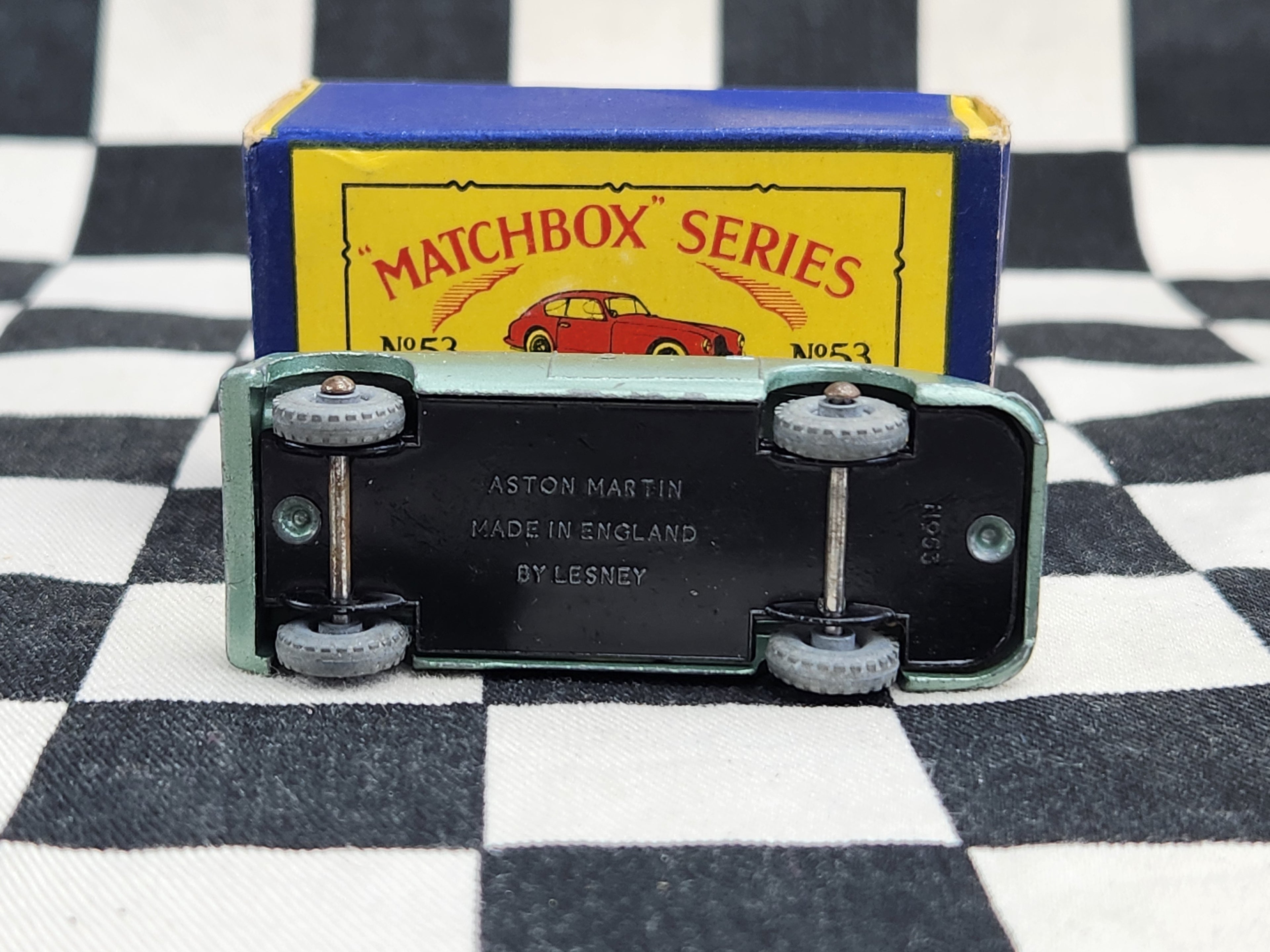 Matchbox Lesney Moko No53 Aston Martin in Original Box