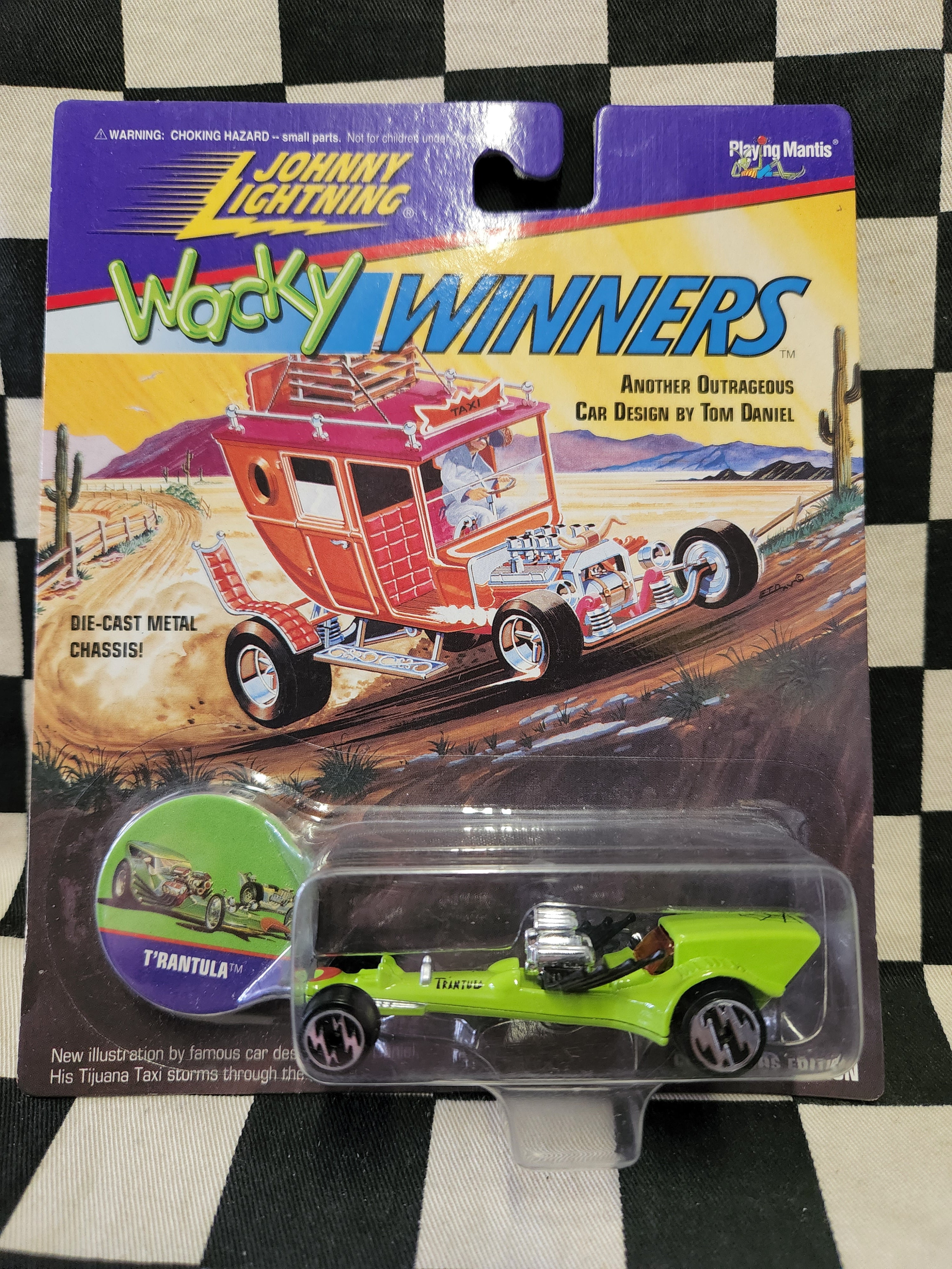 Johnny Lightning Wacky Winners Tom Daniel T'Rantula Green Ed Roth Rat Fink Moon