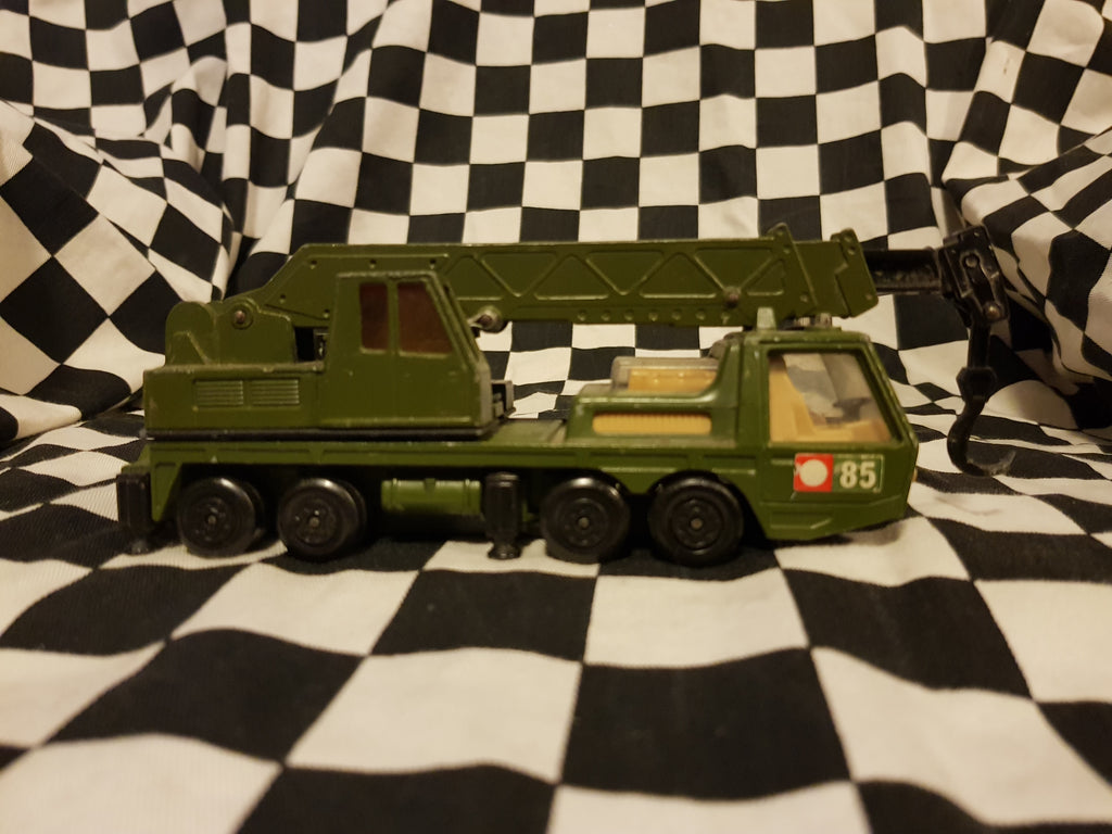 Vintage Matchbox Super Kings Hercules Mobile Army Crane