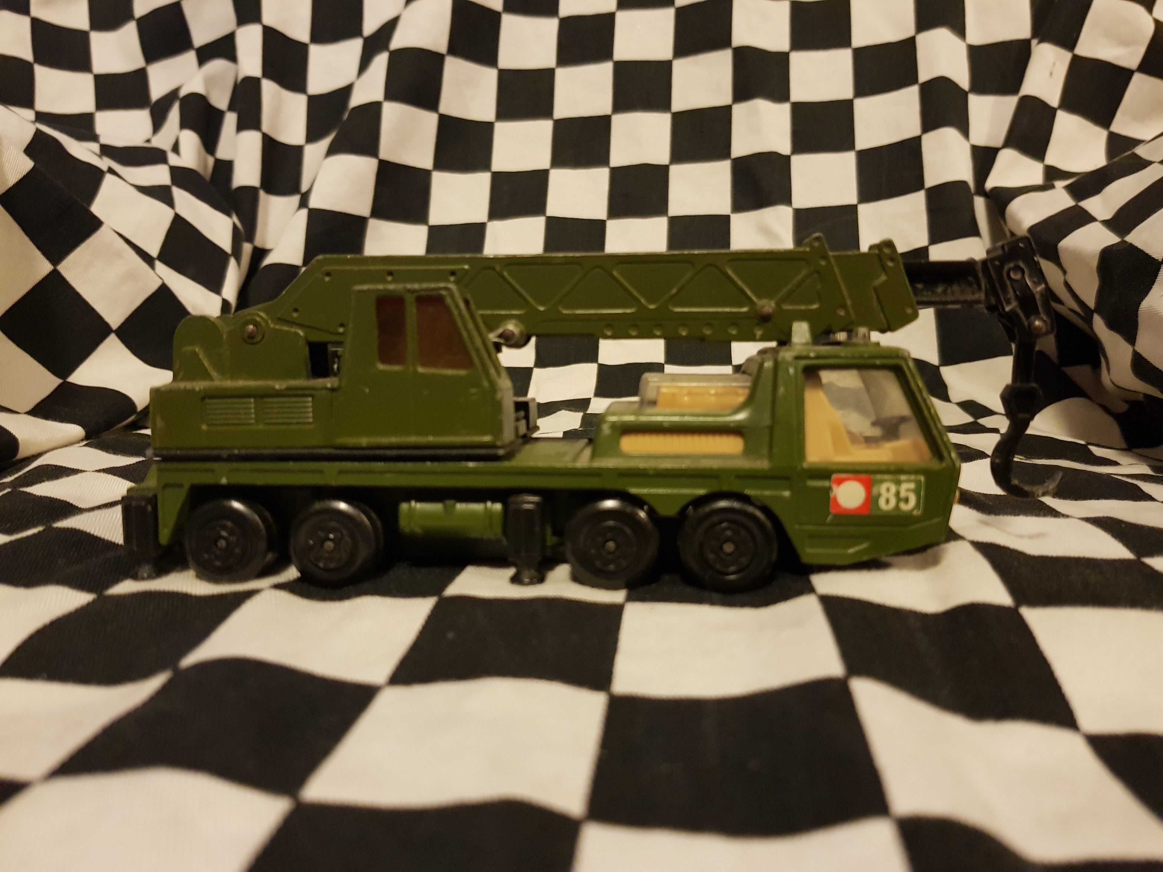 Vintage Matchbox Super Kings Hercules Mobile Army Crane