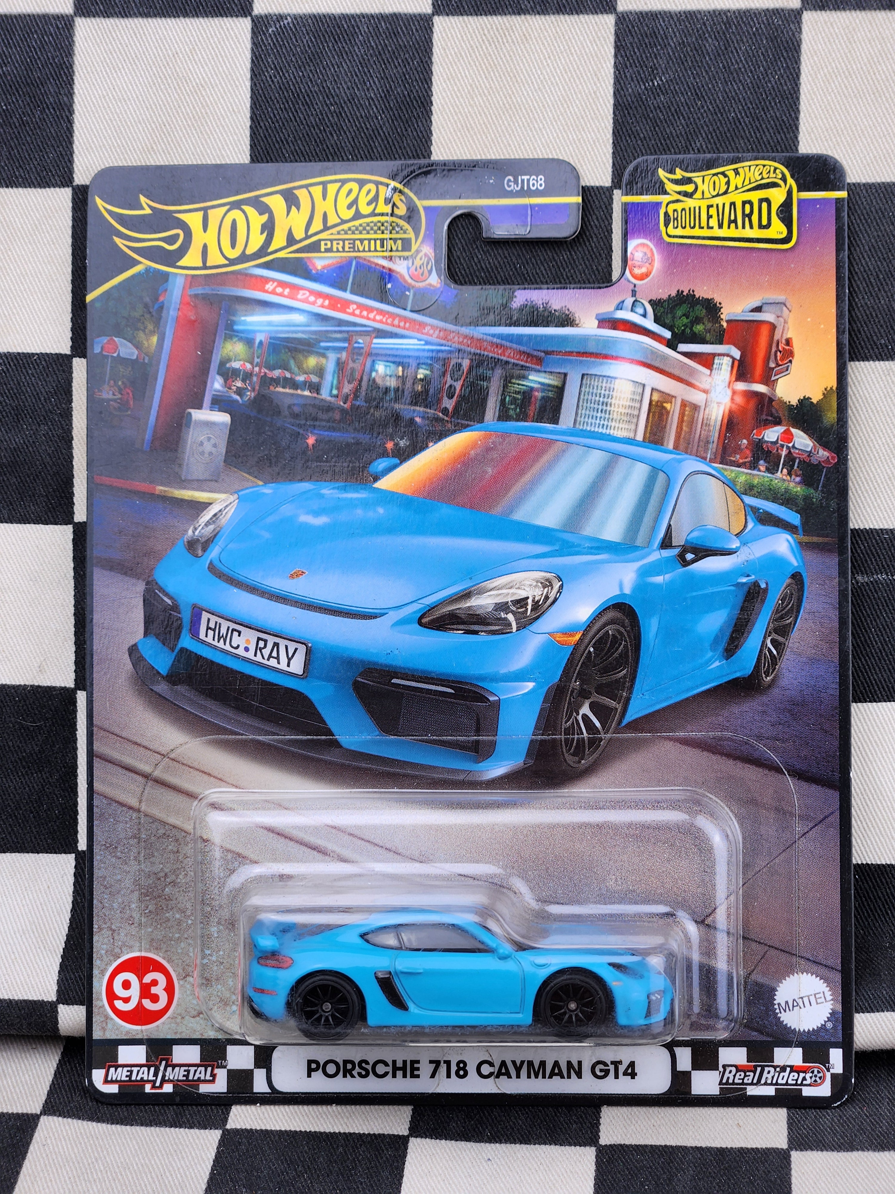 Hot Wheels Premium Boulevard #93 Porsche 718 Cayman GT4