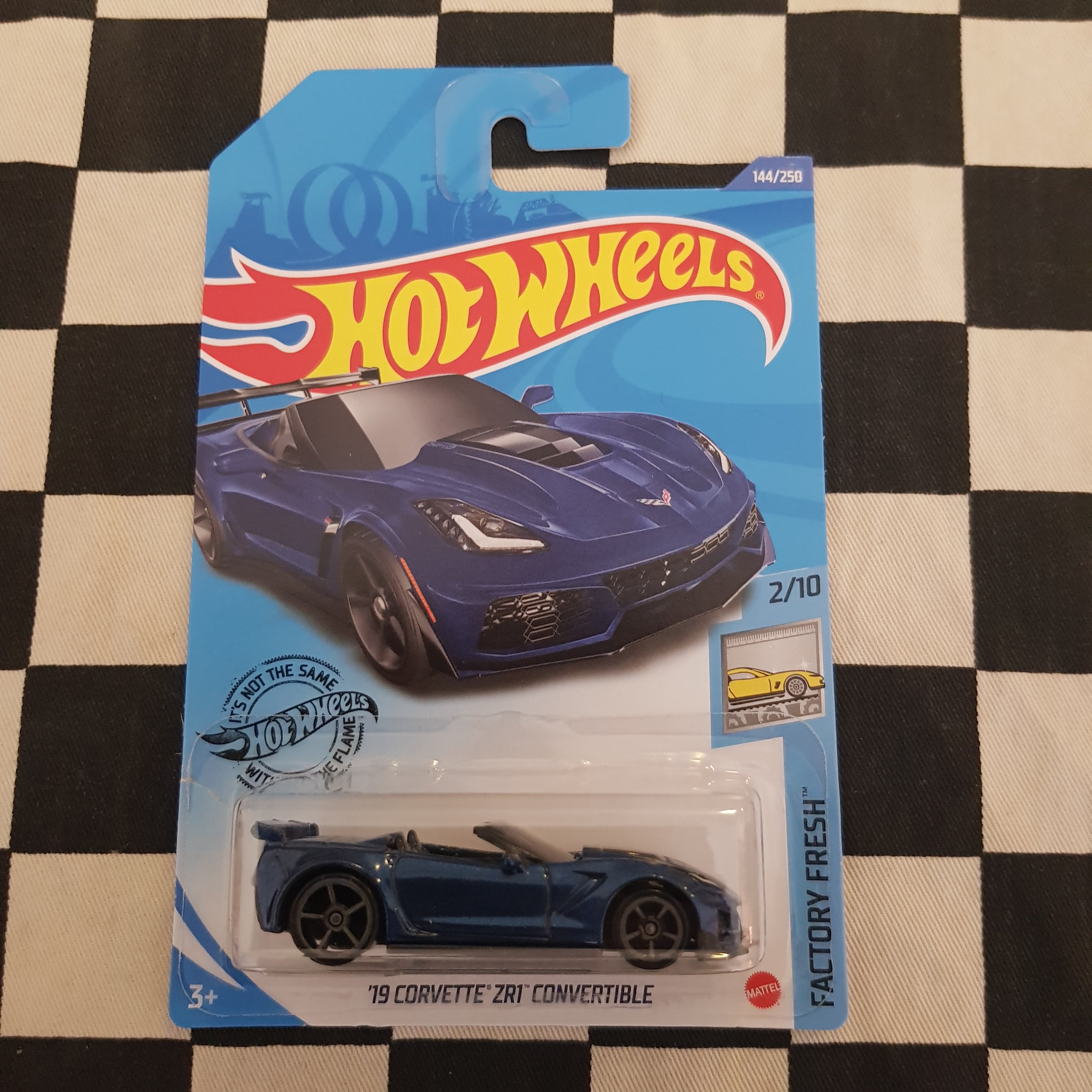 Hot Wheels 2020 Factory Fresh 19 Corvette ZR1 Convertible Blue