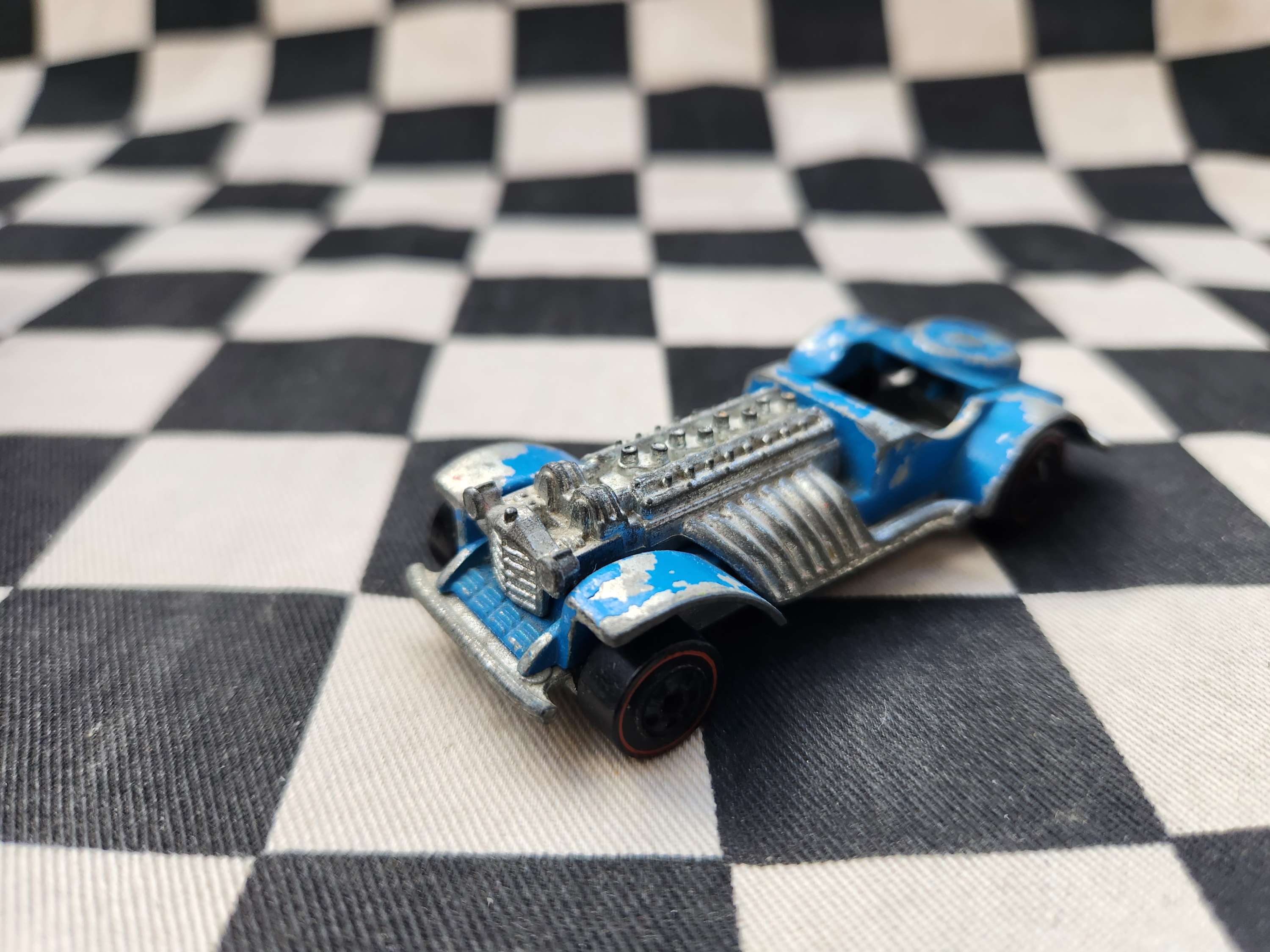 Vintage Loose Hot Wheels Redline Sweet 16 Light Blue Enamel (interior Missing)