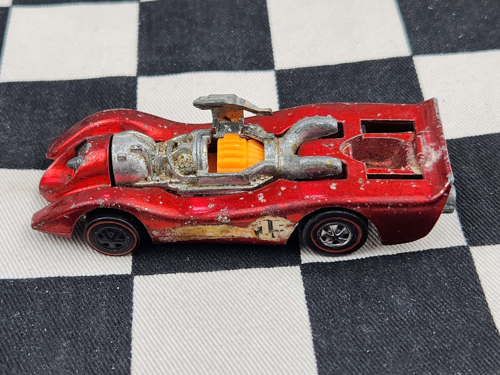 Hot Wheels Redline Jet Threat Spectraflame Red Hong Kong