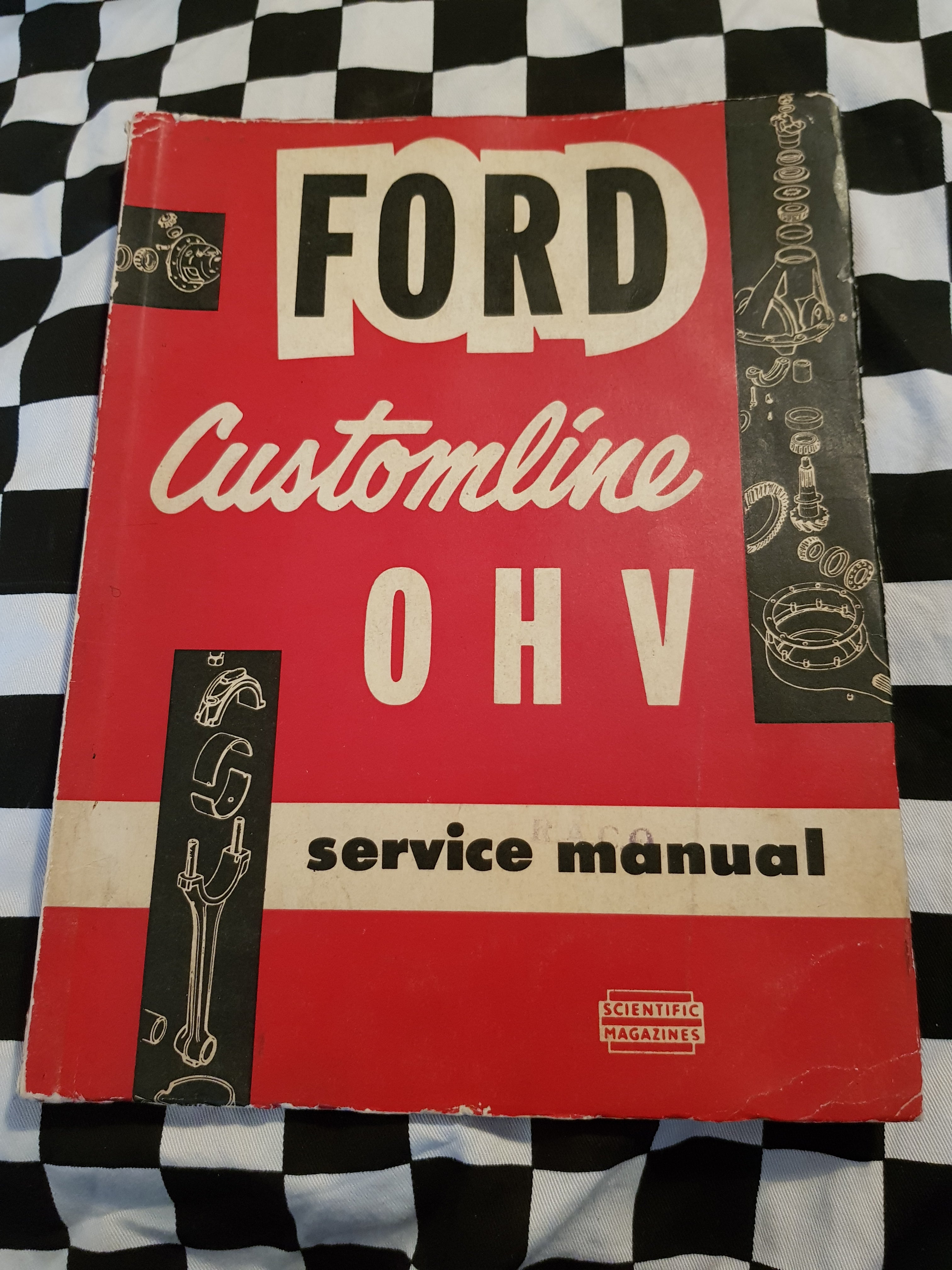 1955 56 FORD CUSTOMLINE Workshop Manual