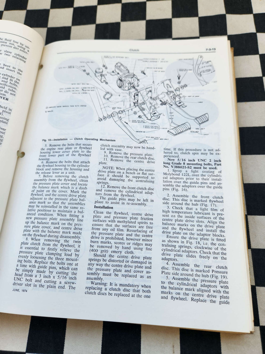 Genuine Ford F Series 1974 Workshop Manual