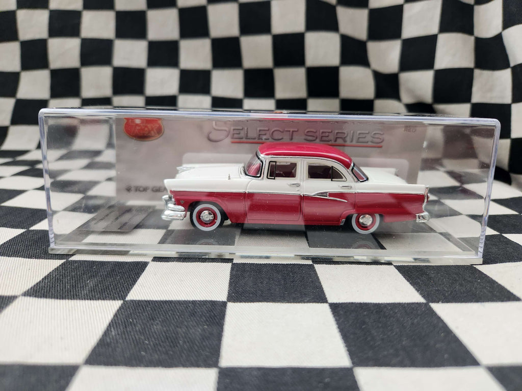 Trax Select Series 1:43 1956 Ford Customline Sedan Red/White ONLY 400 MADE